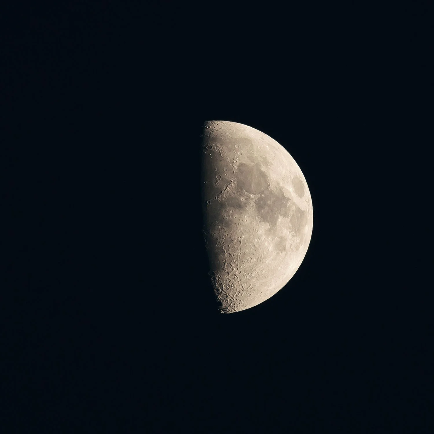 "First Quarter Night Moon" | Saint Louis, MO