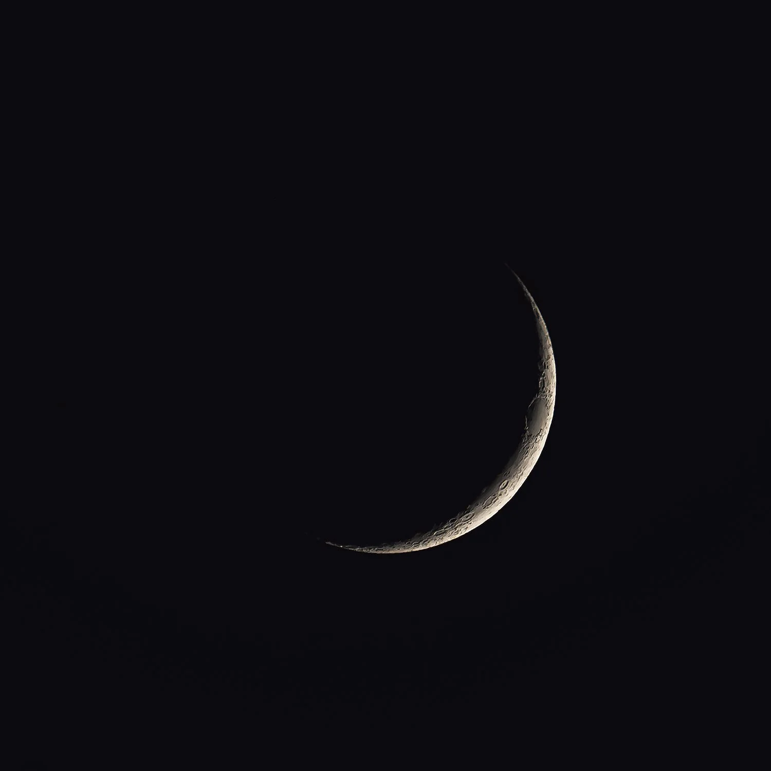 "California Crescent Moon" | Manhattan Beach, CA