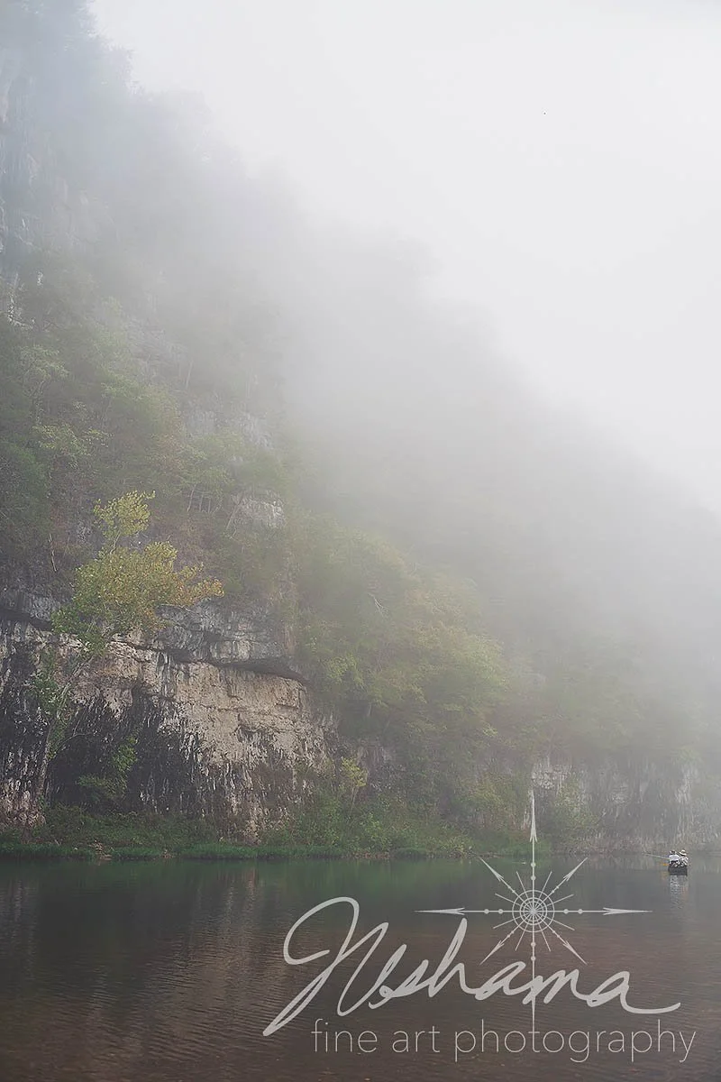 Fishermen in Fog | Eleven Point River, Ozark National Scenic Riverways, MO