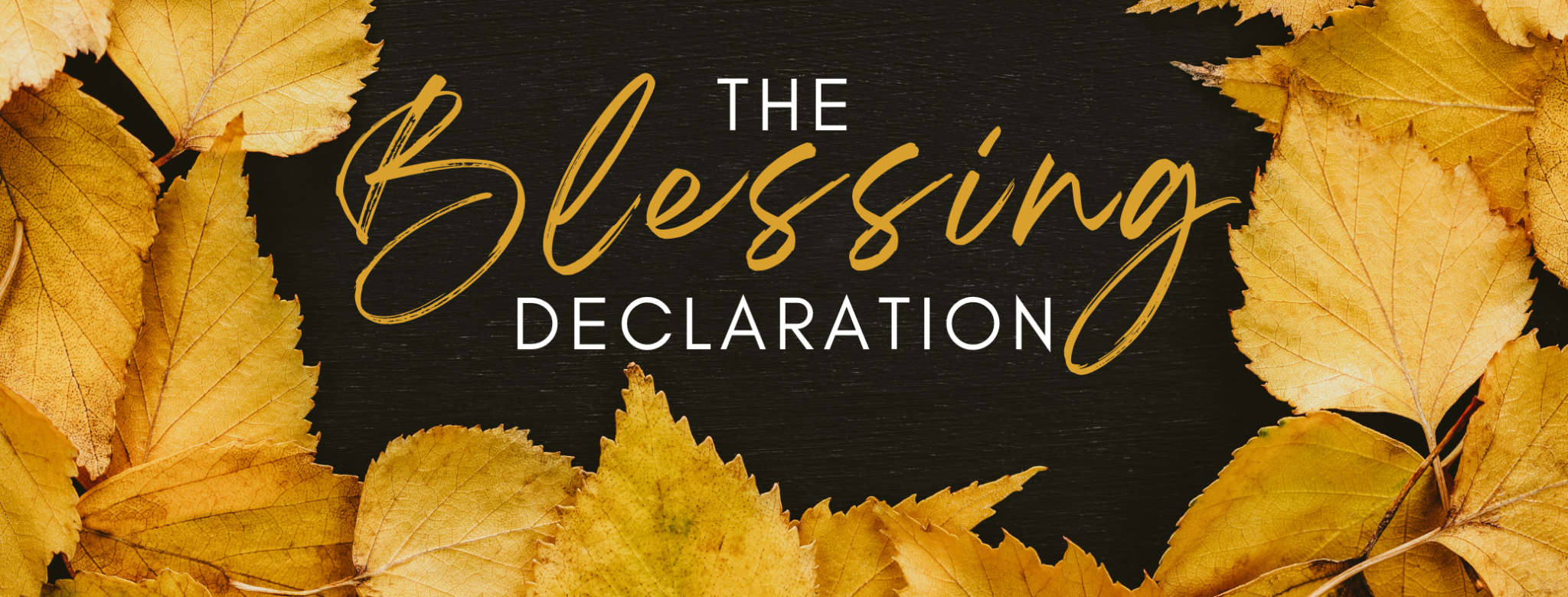 The Blessing Declaration