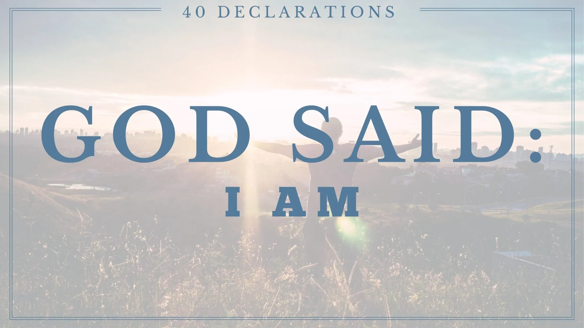 God Said: I Am
