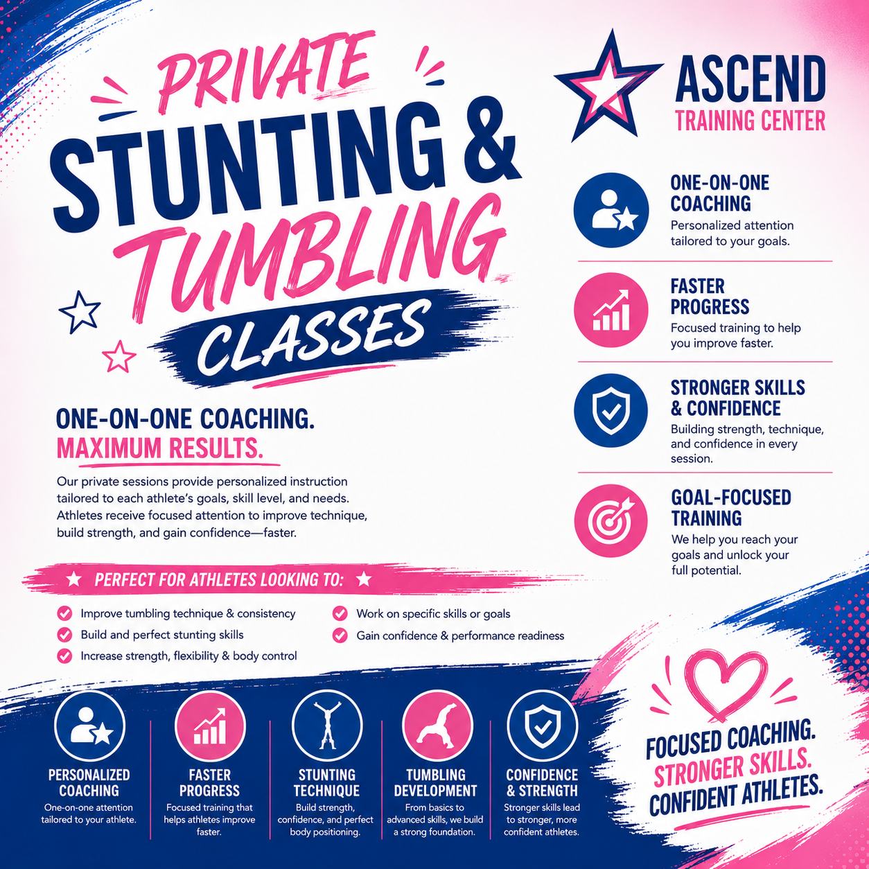 Private Stunting/Tumbling Classes