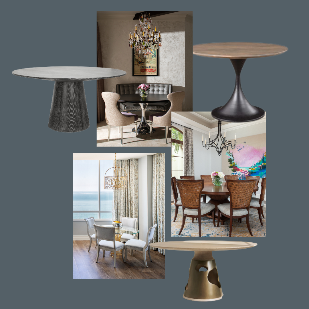 Our Favorite Round Pedestal Tables