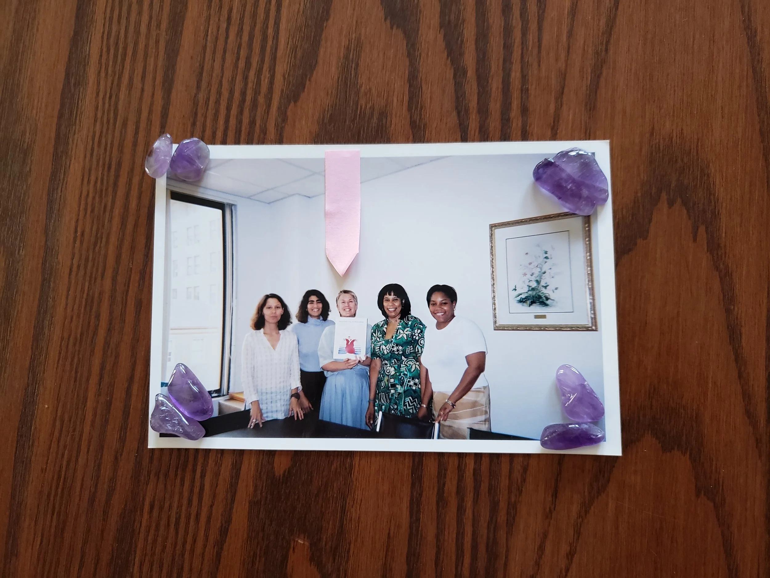 Cindy with Staff