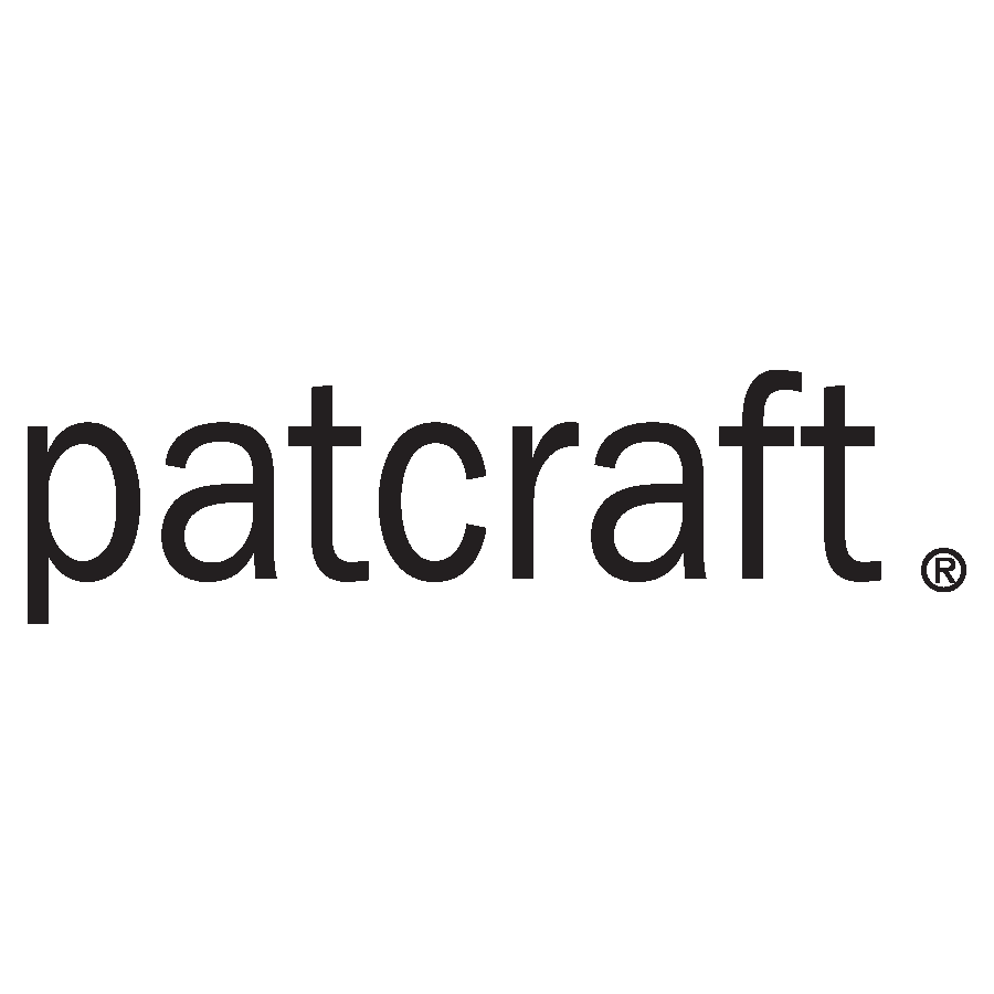 The Patcraft logo in black on a transparent background.