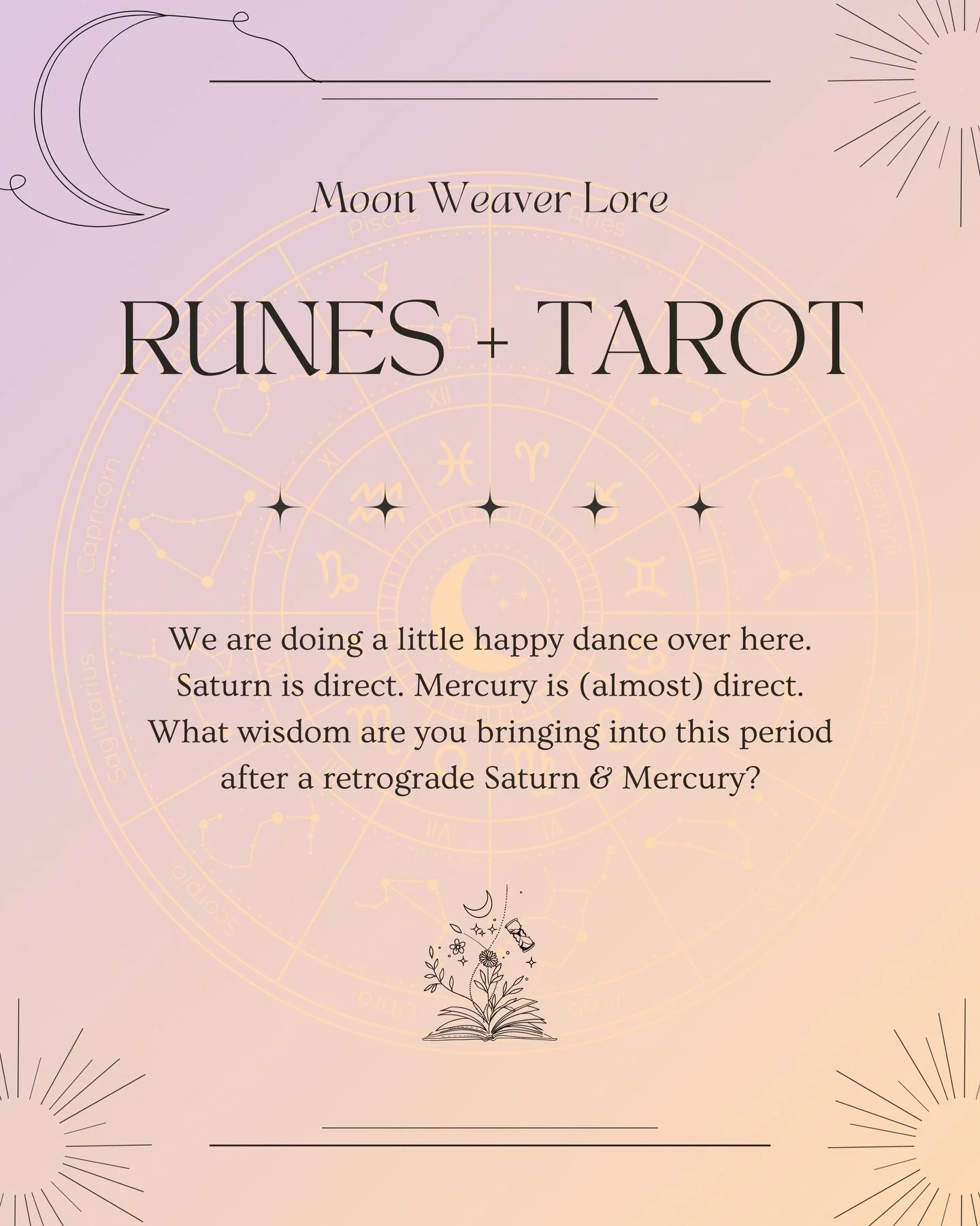 Thank goodness Saturn is direct and Mercury is almost done its retrograde cycle. Do we even need more reflection of life lessons at this point? I guess so *grumble grumble*. I digress! 

🌙 

Take a peek at these messages. I designed them to reflect 