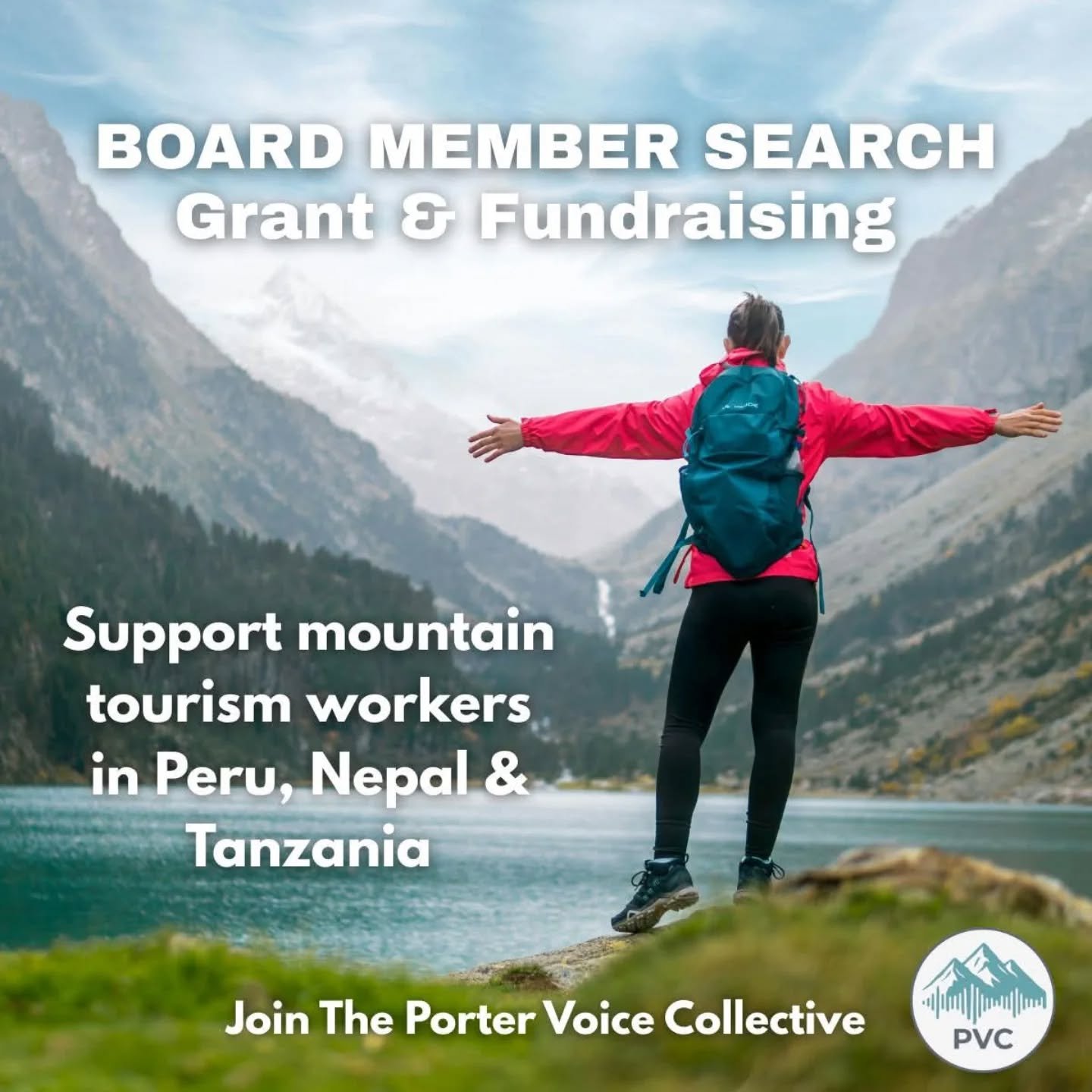 📣 Board Member Opportunity: Fundraising &amp; Grants (Volunteer)

This is for the nonprofit I founded in 2019 --

The Porter Voice Collective is a 501(c)(3) human rights nonprofit working alongside porters, guides, and other mountain tourism workers