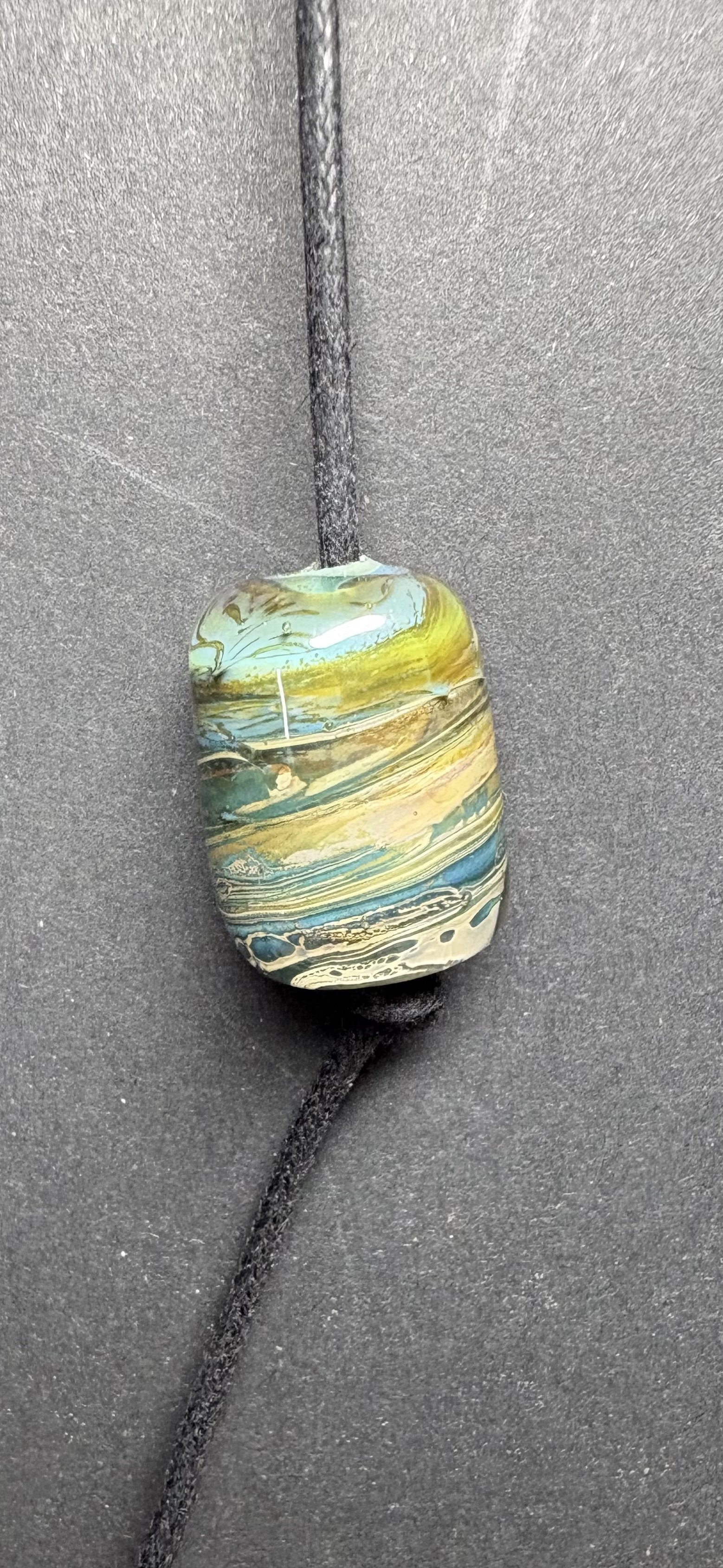 Double Helix Encased Bead 137