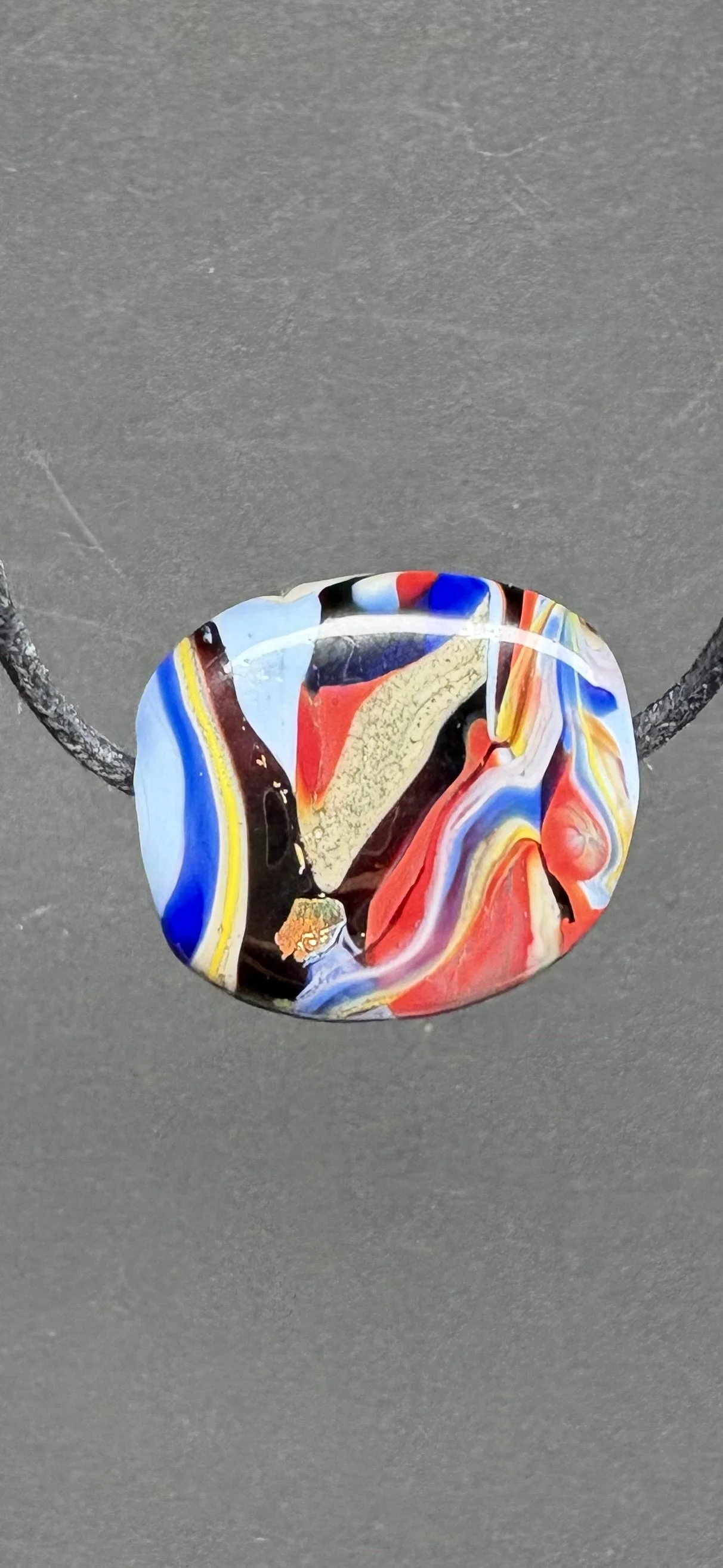 Multicolored Glass Bead 106