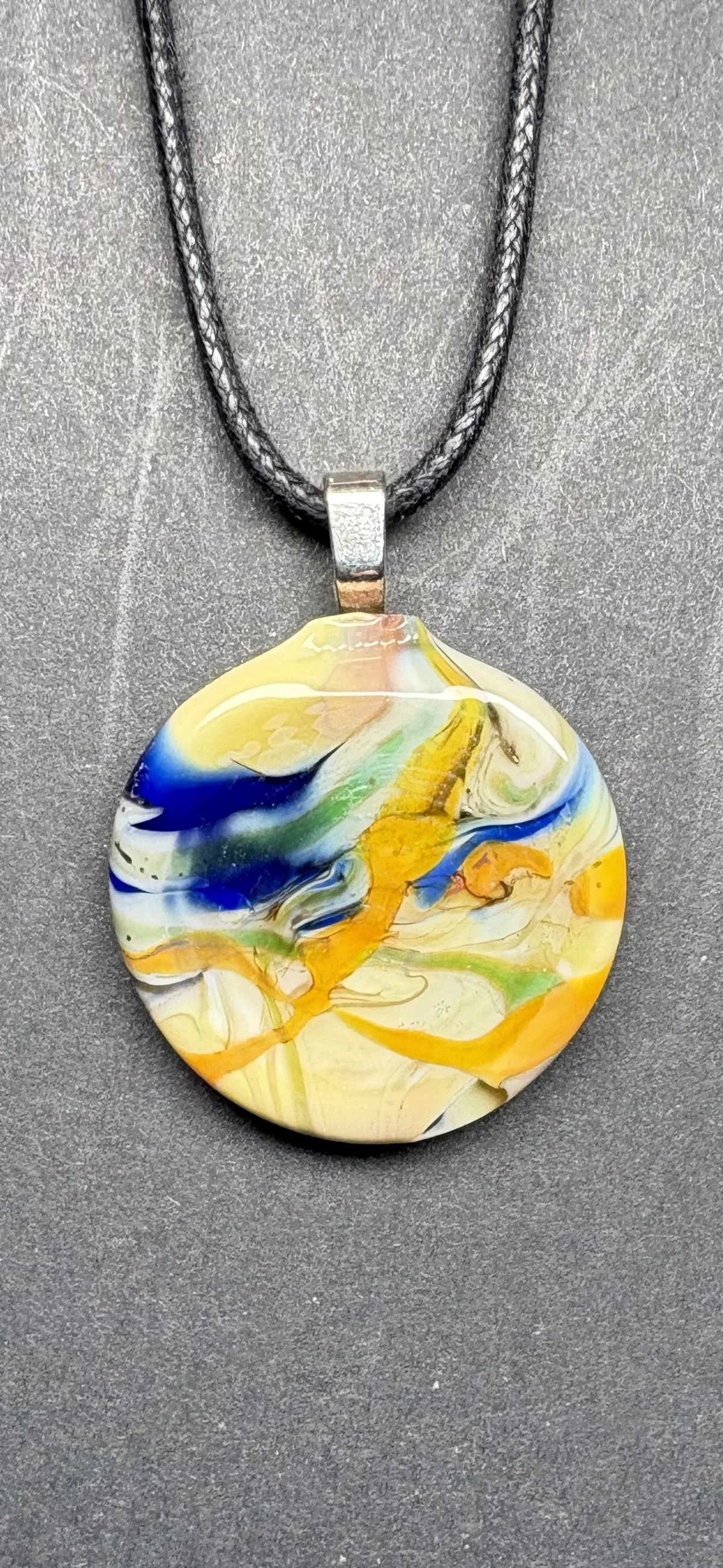 Multi Color Glass Pendant 97