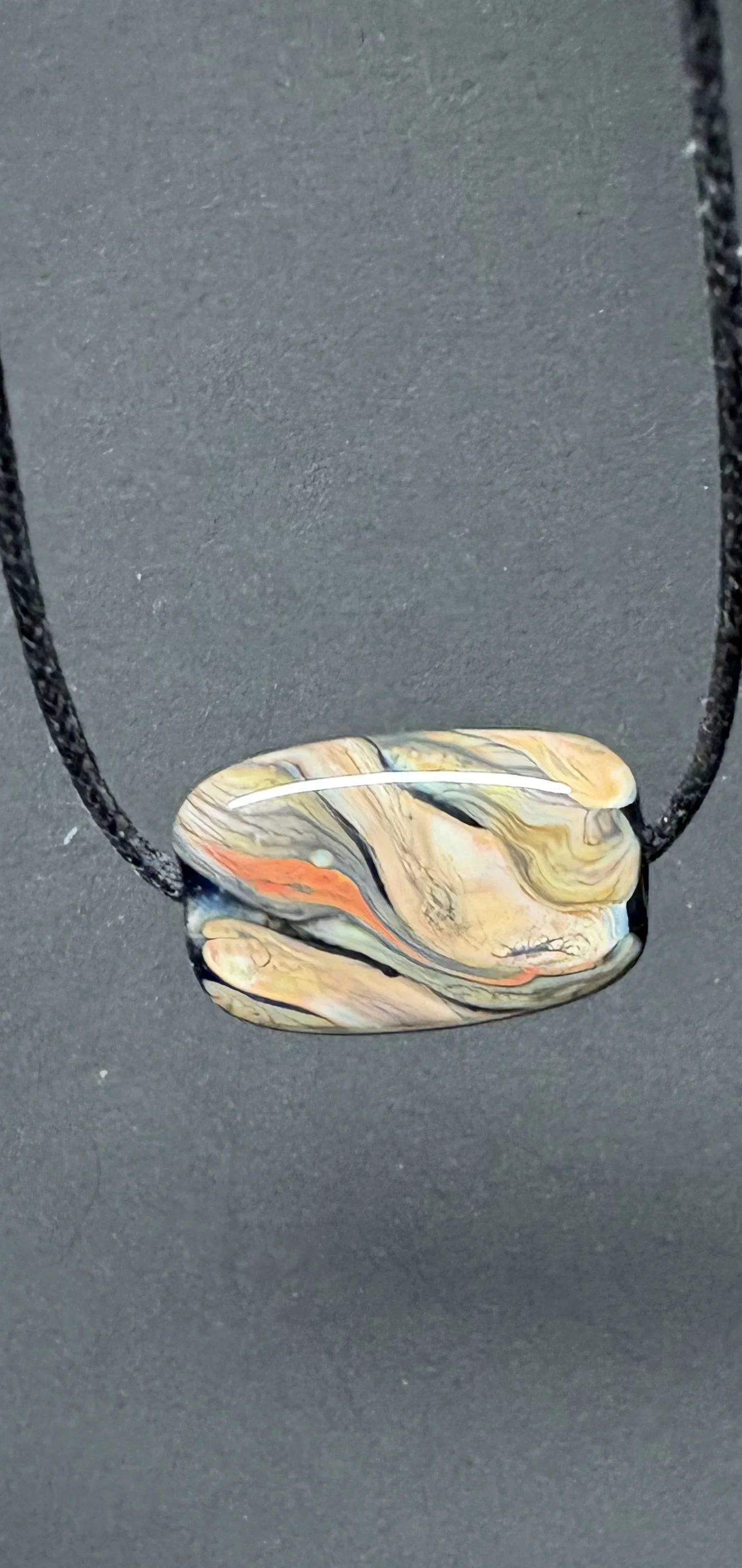 Multicolored Glass Bead 107