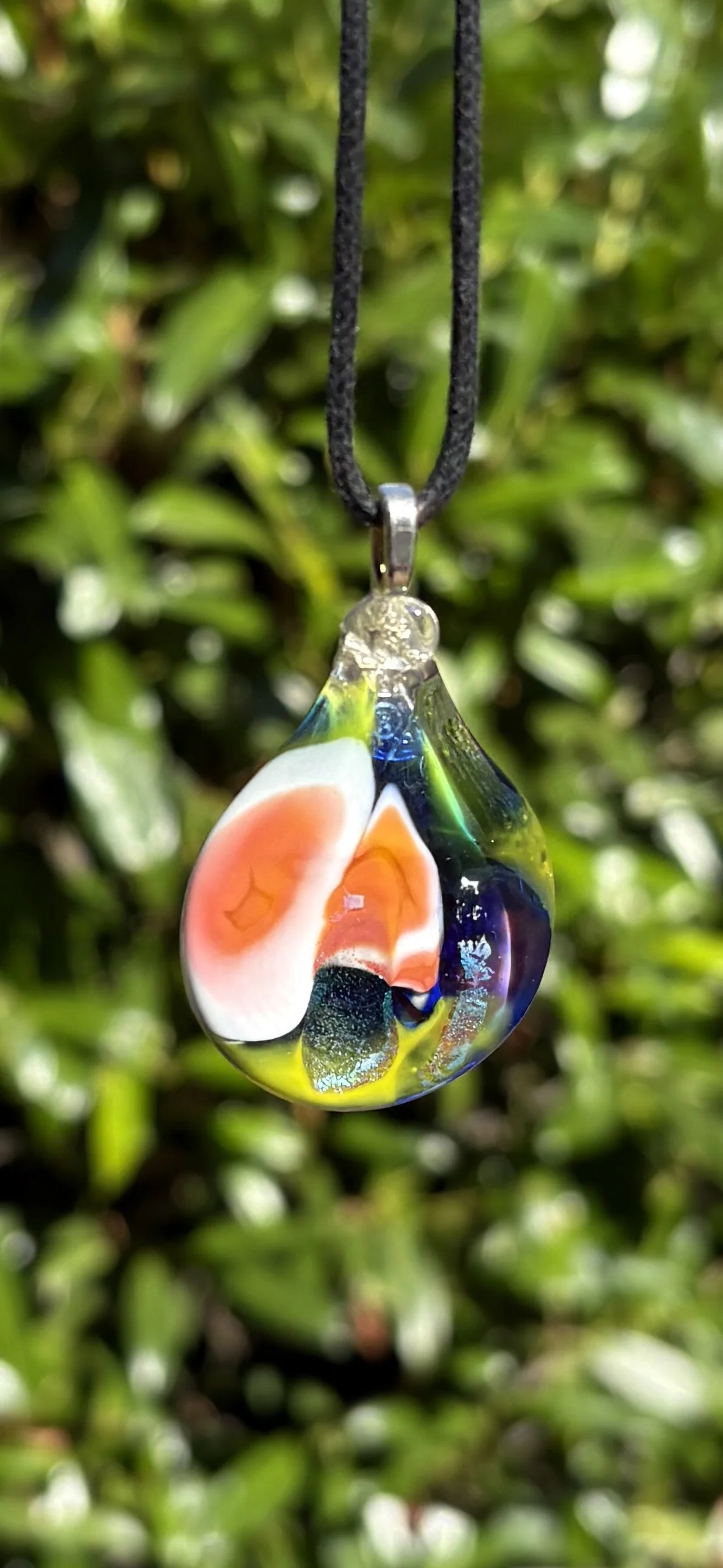 Multi Color Glass Pendant  90
