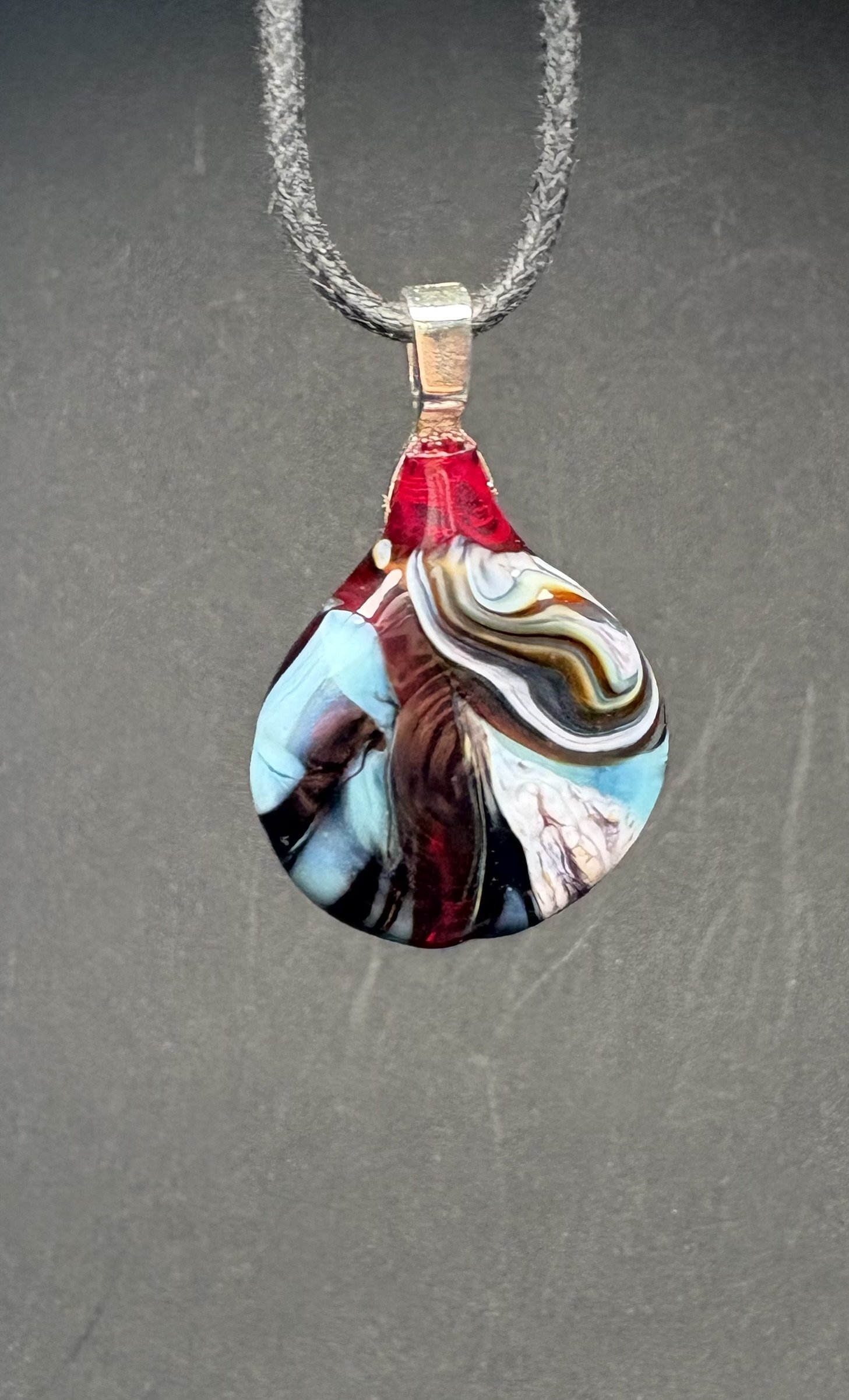 Multi Color Glass Pendant 99