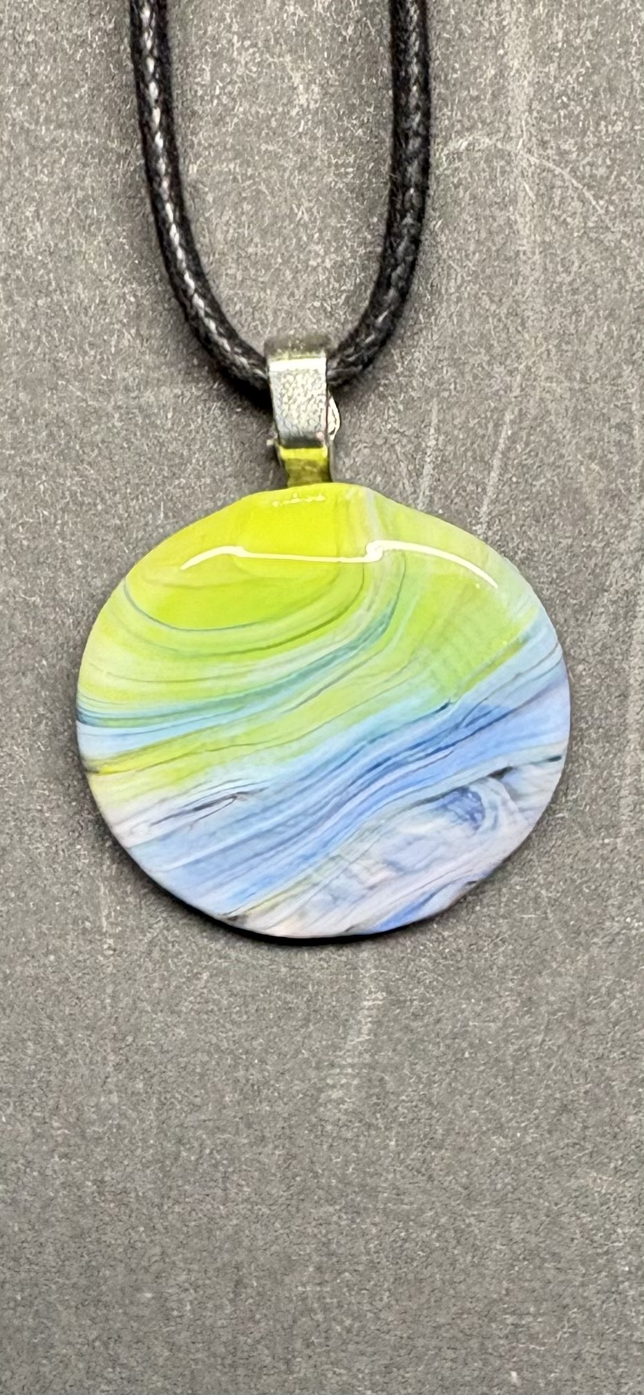 Multi Color Glass Pendant 101