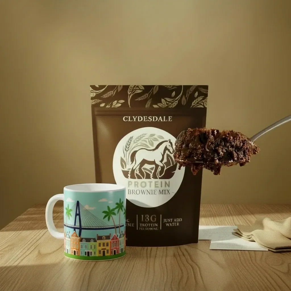 30-Second Fudgy Mug Protein Brownie Mix