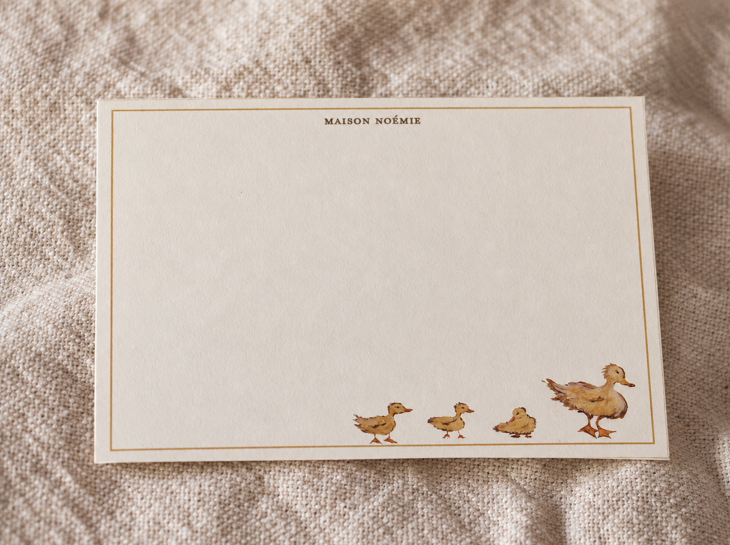 Maison Noémie Duckling Notecard.png