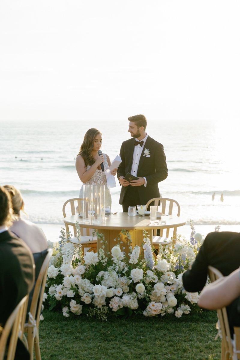 Modern Oceanfront Wedding at Scripps Seaside Forum in San Diego | La Jolla Airbnb Getting Ready