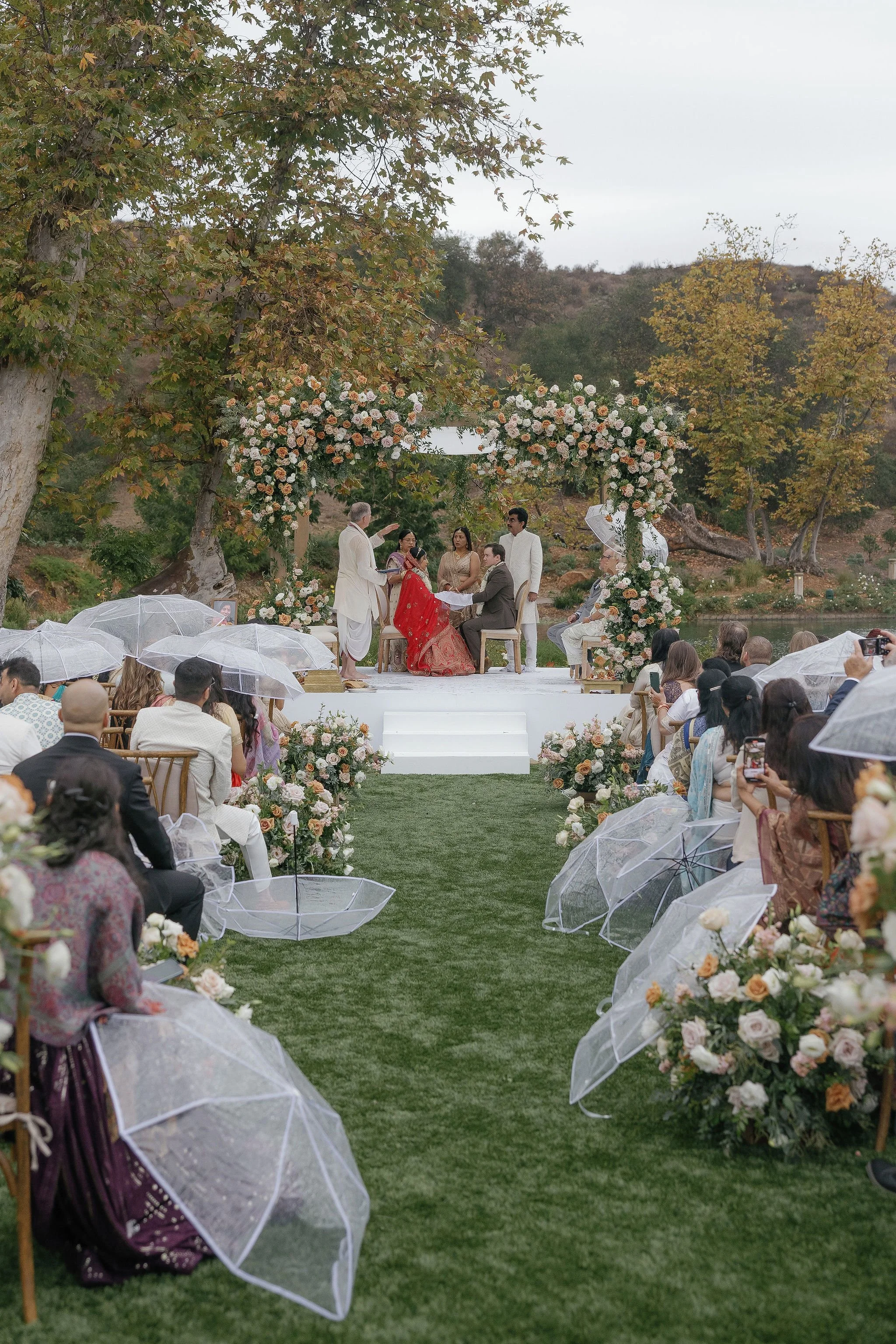 Monserate Winery Indian-American Wedding at Villa de Fiore in Fallbrook, California 