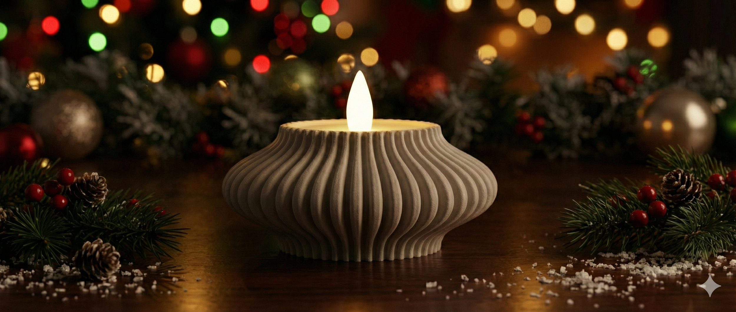 Tea Light Candle Holder (led) - 12 pack