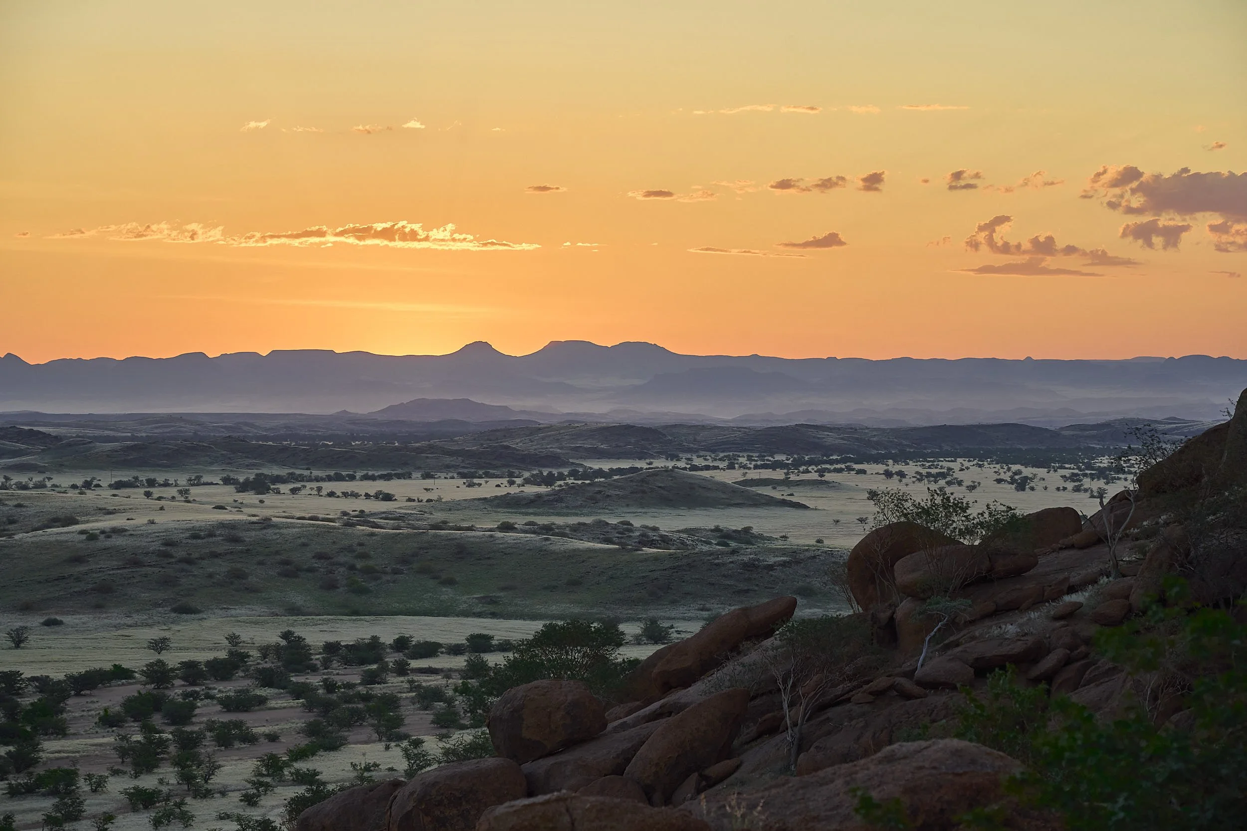 Twyfelfontein Sunset: Namibia