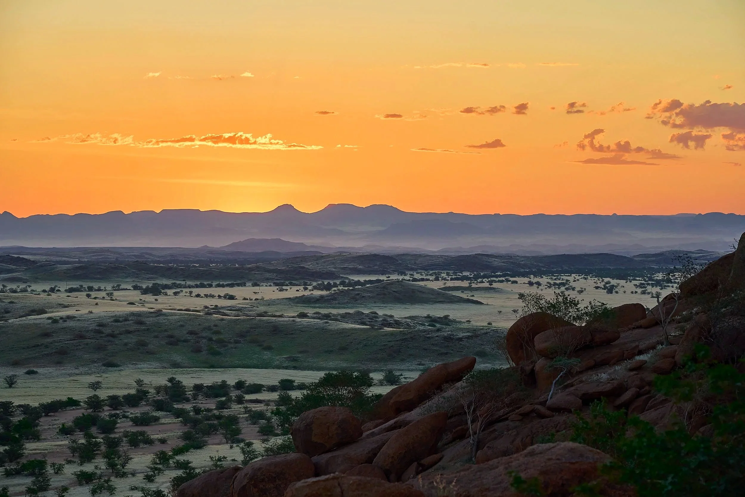 Sunset at Twyfelfontein