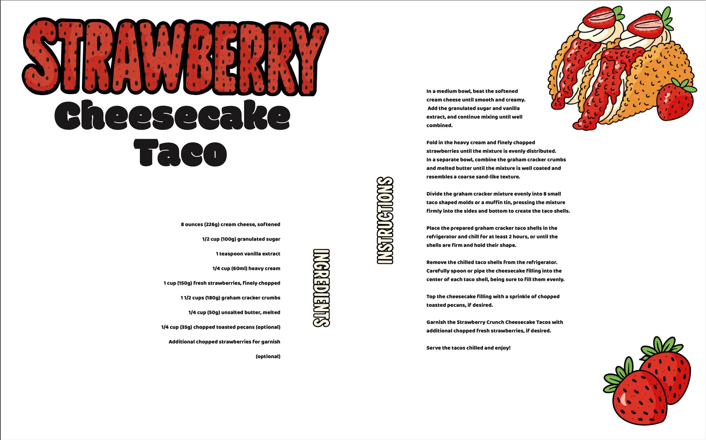 Recipe Book 
Medium: Procreate / Adobe Illustrator / InDesign / Photoshop 
Fall 2025