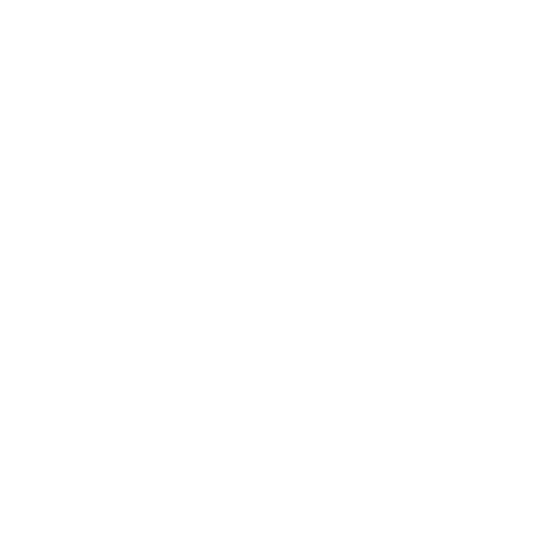 White trophy icon on black background.