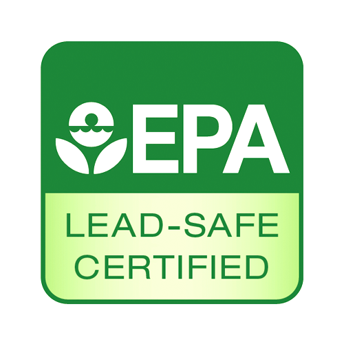EPA Lead-Safe Certified logo with a green background and white text.