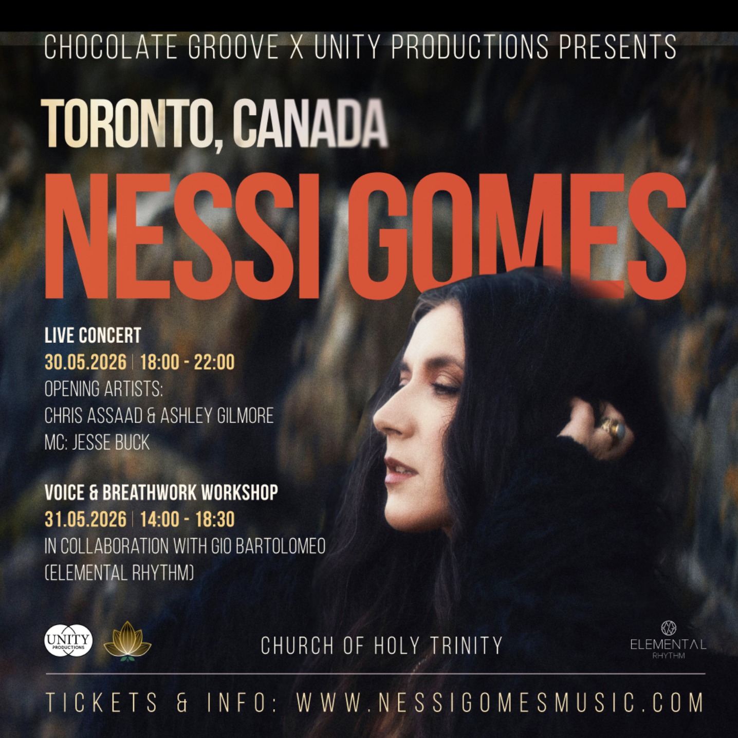 Vocal Odyssey & Breathwork Workshop with Gio Bartolomeo (Elemental Rhythm) - Toronto, Canada