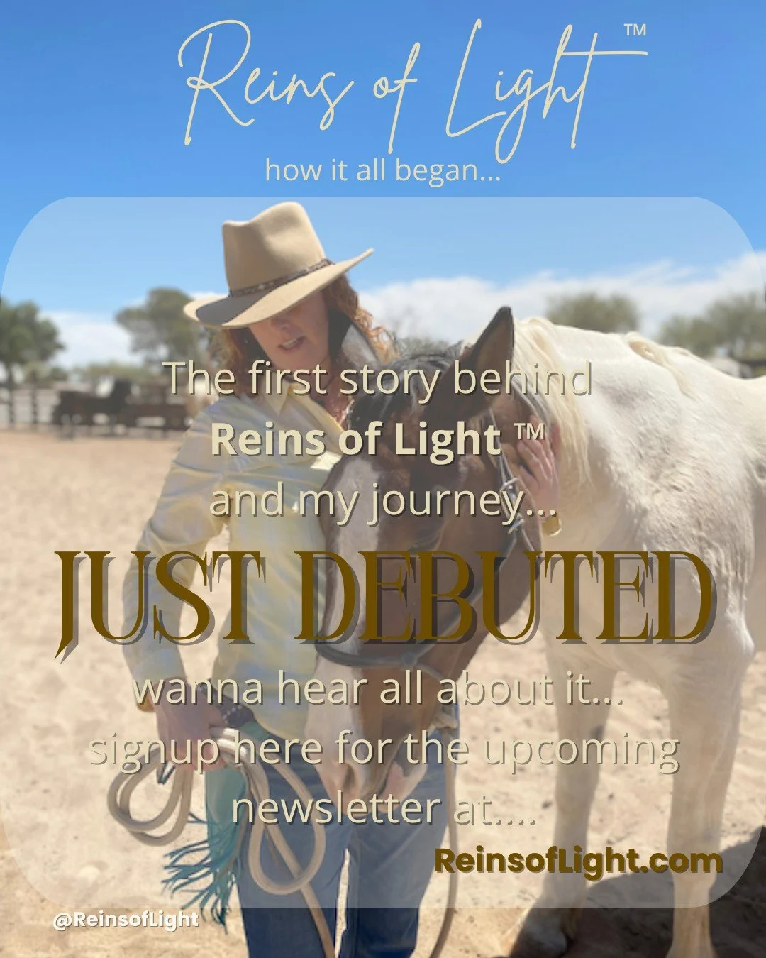 ✨✨🐎 The butterfly effect... well this is the story of mine and if you want to learn about how it all began and Reins of Light &trade; came to be, the first story of my journey has debuted. 

To listen and sign up visit ReinsofLight.com to get first 
