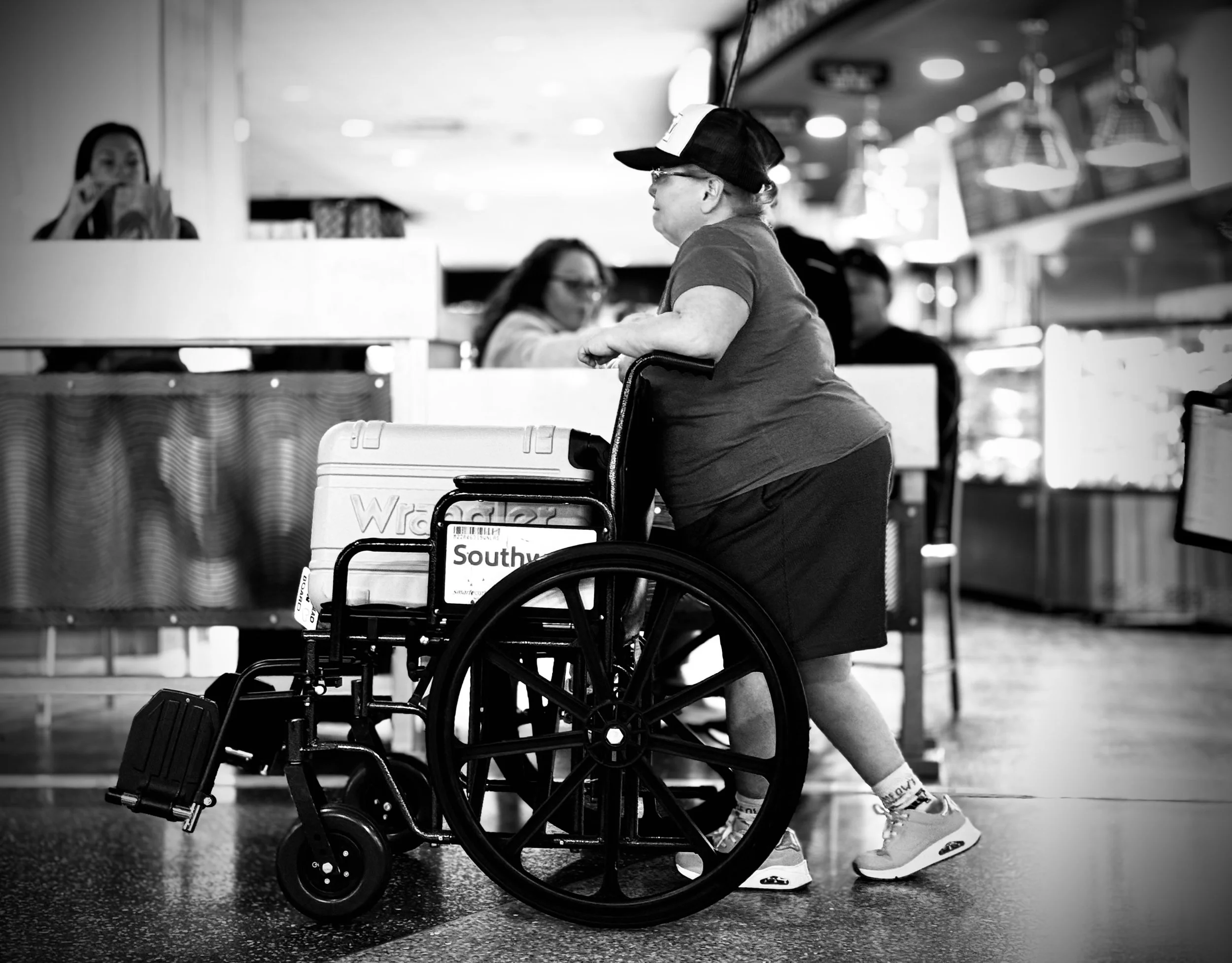 A Woman in the Airport