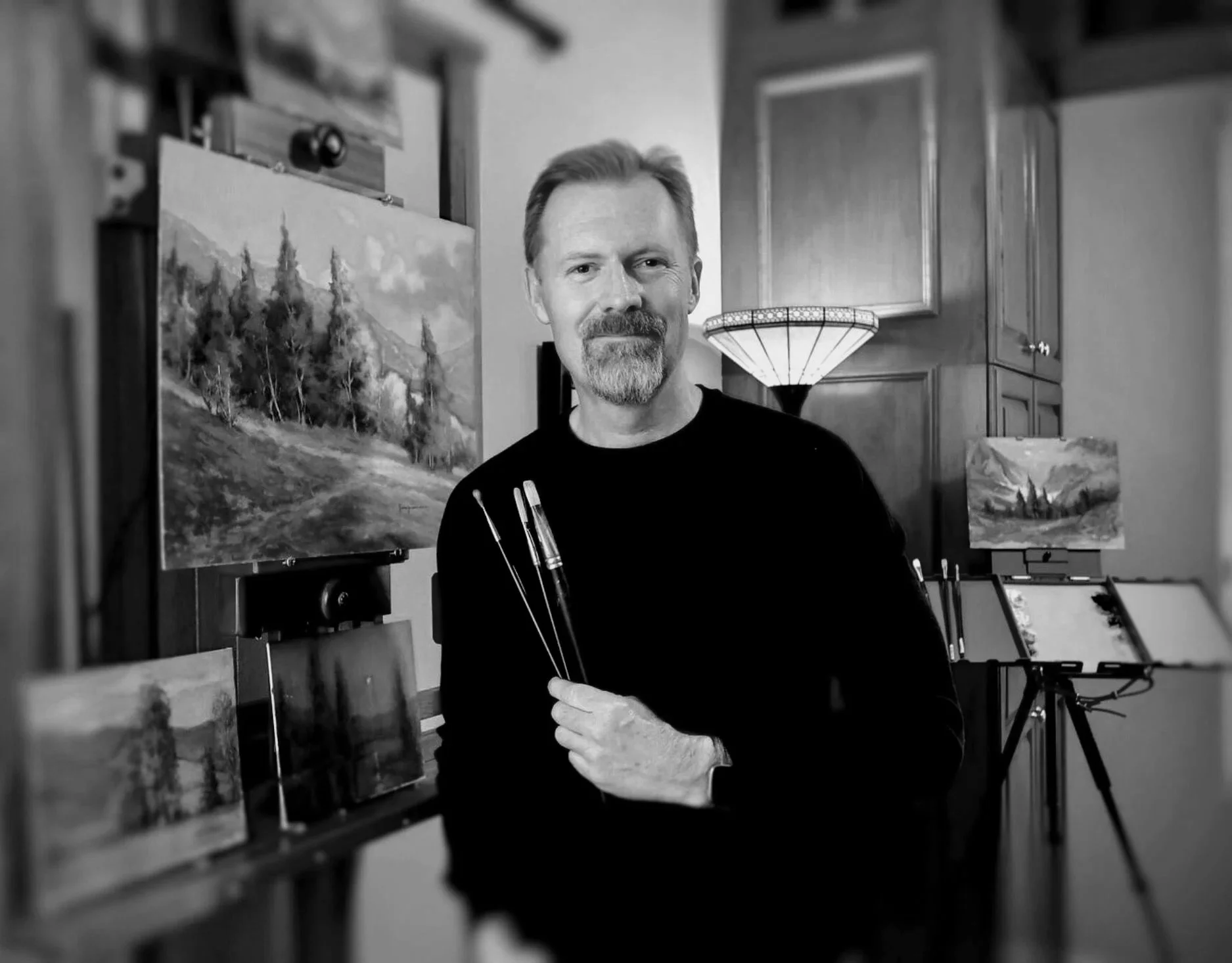What It’s Like to Be a Police Chief at a Landscape Painting Workshop