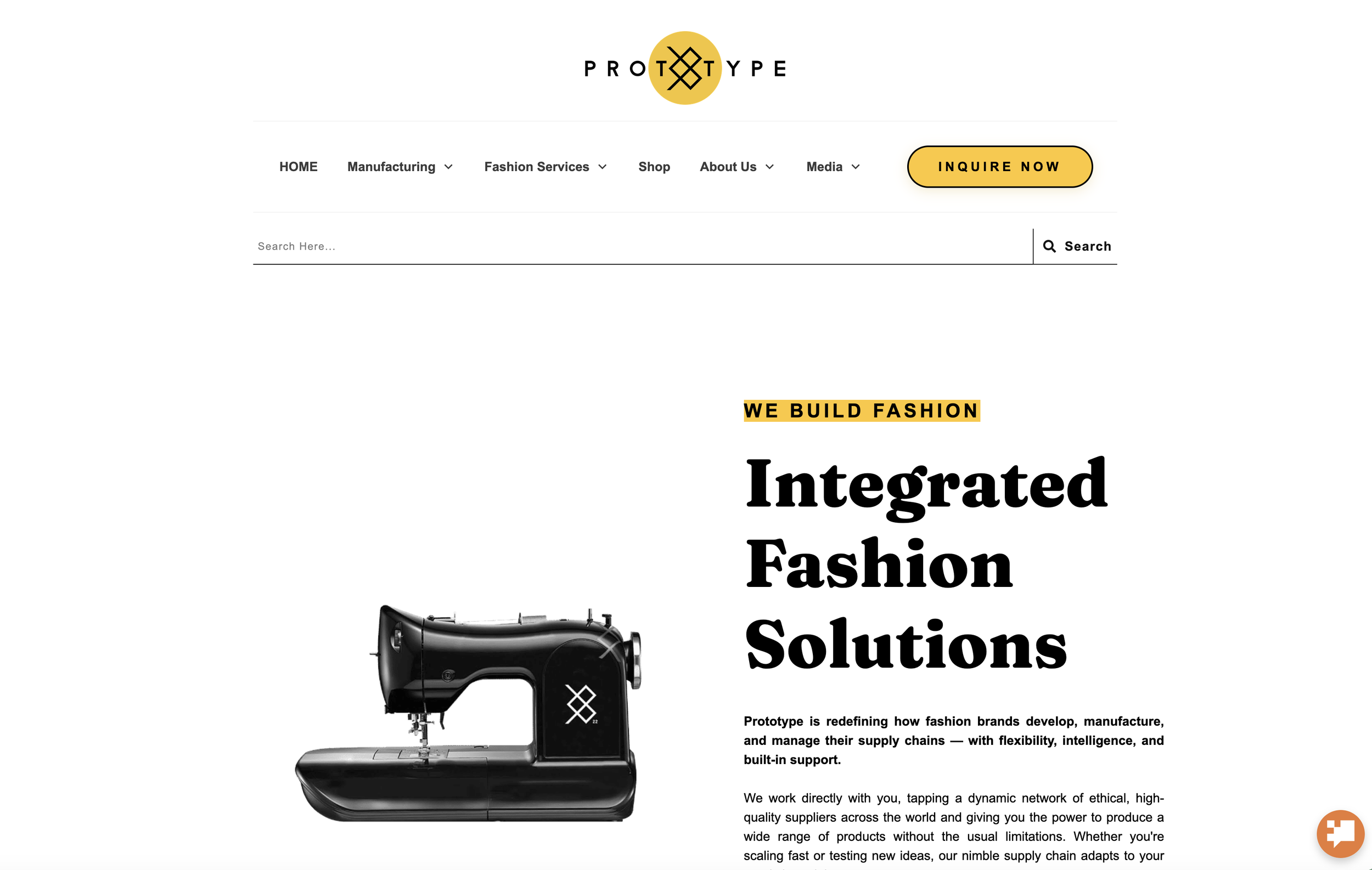 Prototype Global Homepage