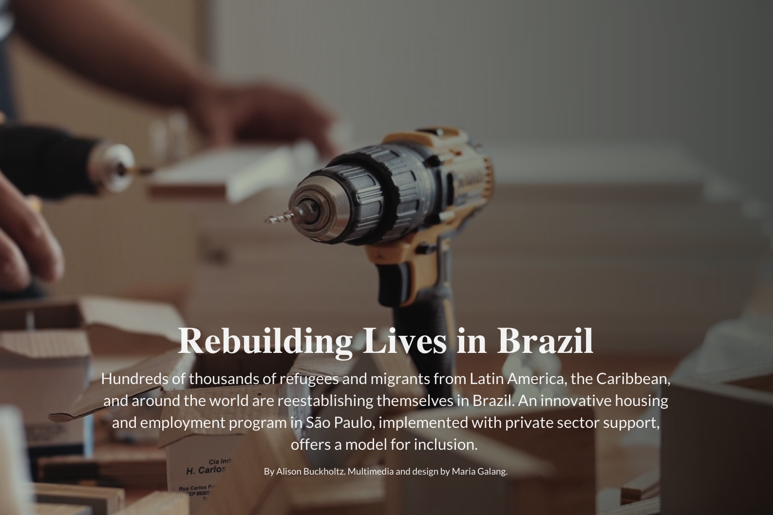 Rebuilding Lives in Brazil