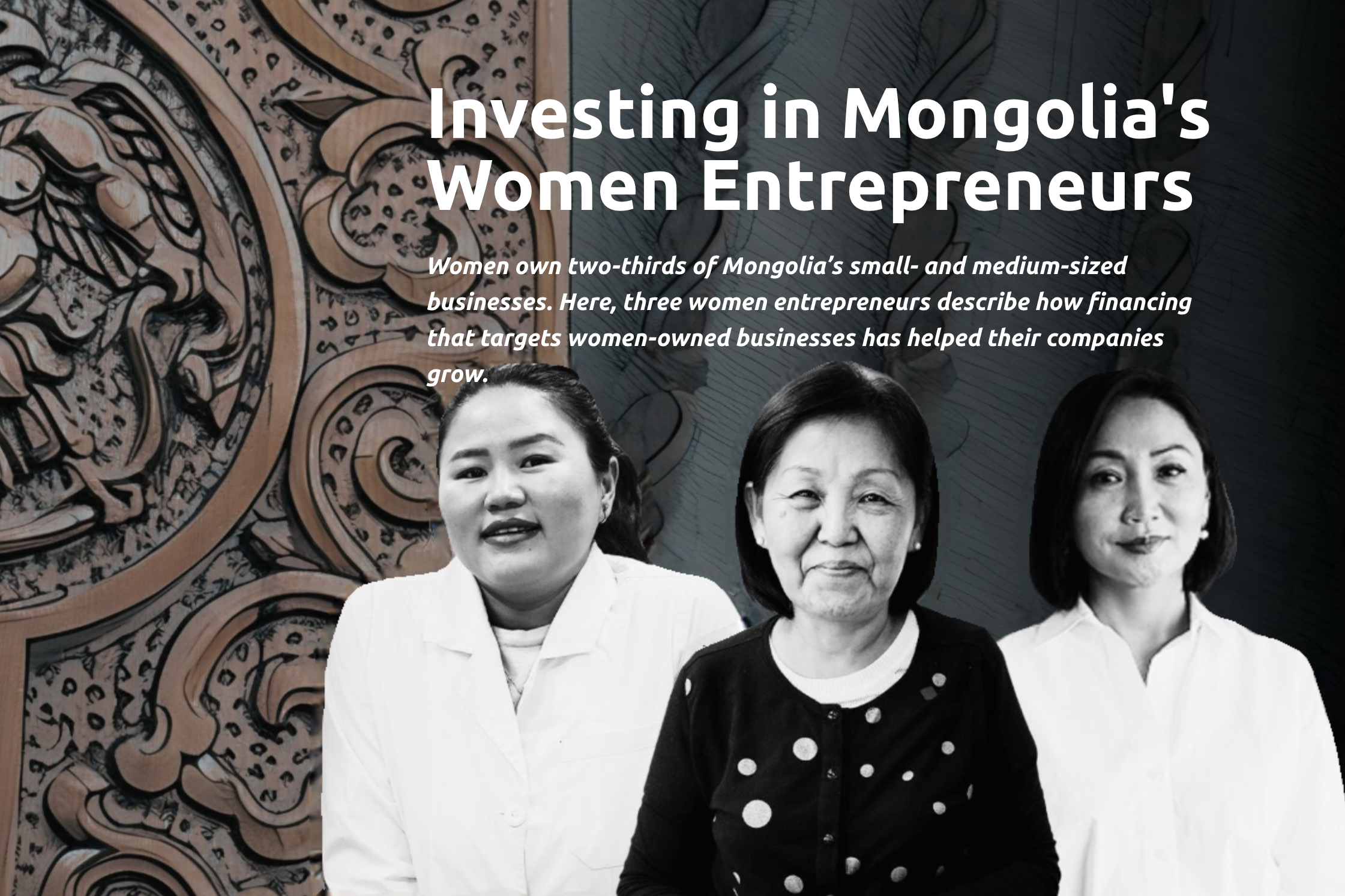 Investing in Mongolia's Women Entrepreneurs