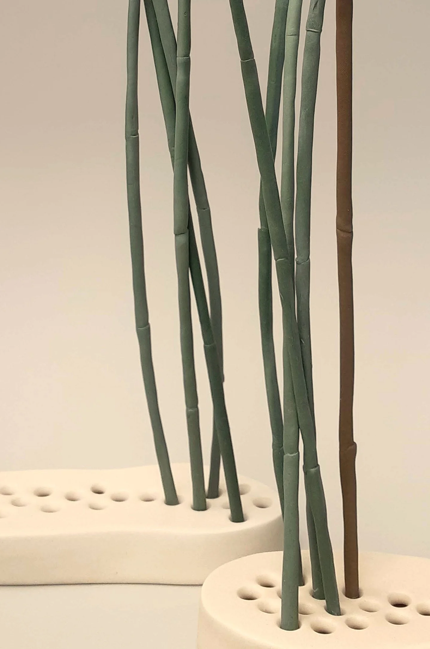 Bamboo Island. Stoneware and Porcelain. 33cm L x 46cm H x 15cm D