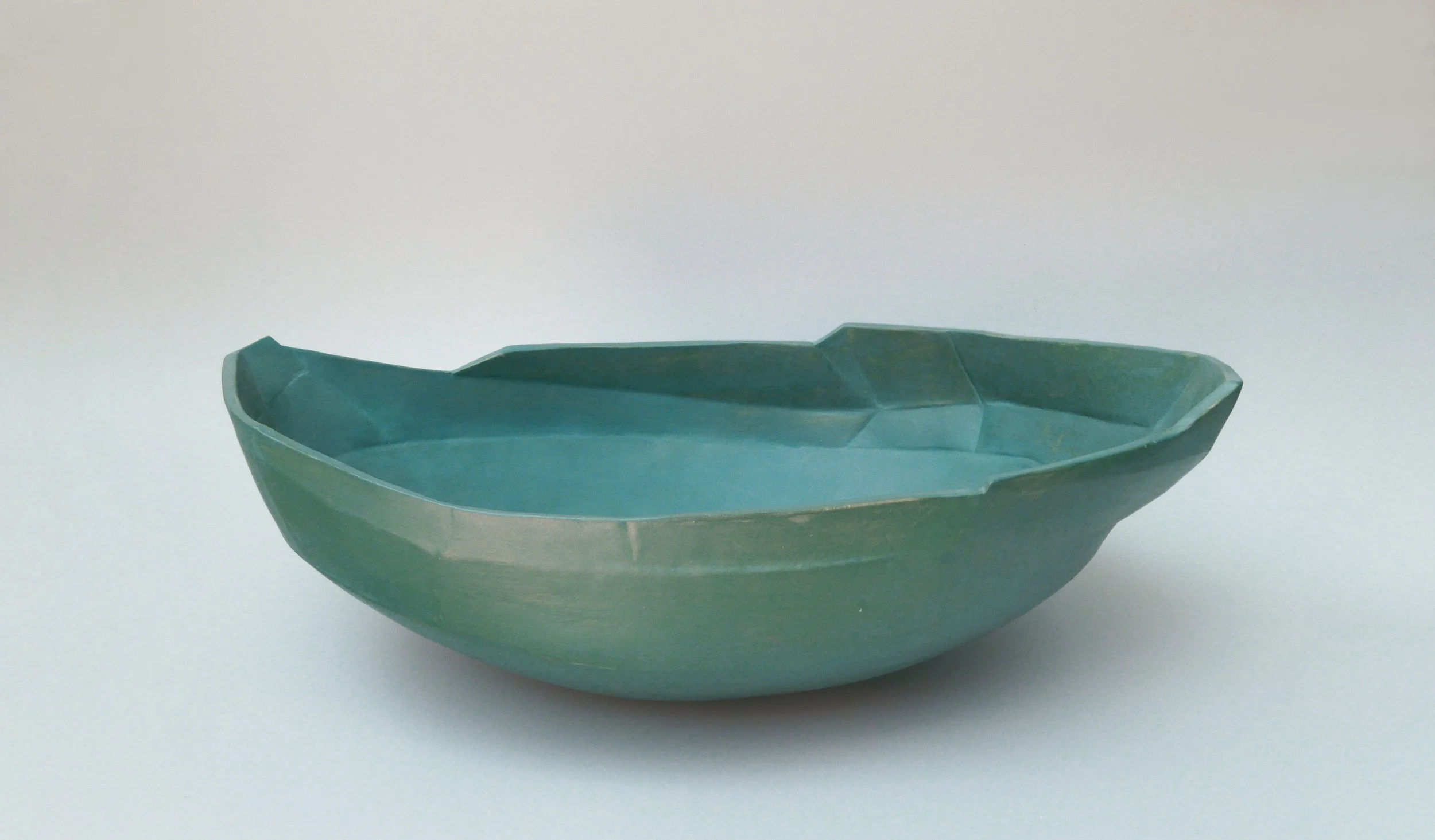 Facet 3. Porcelain, sigillata.  34cm L x 10.5cm H x 18.5cm D
