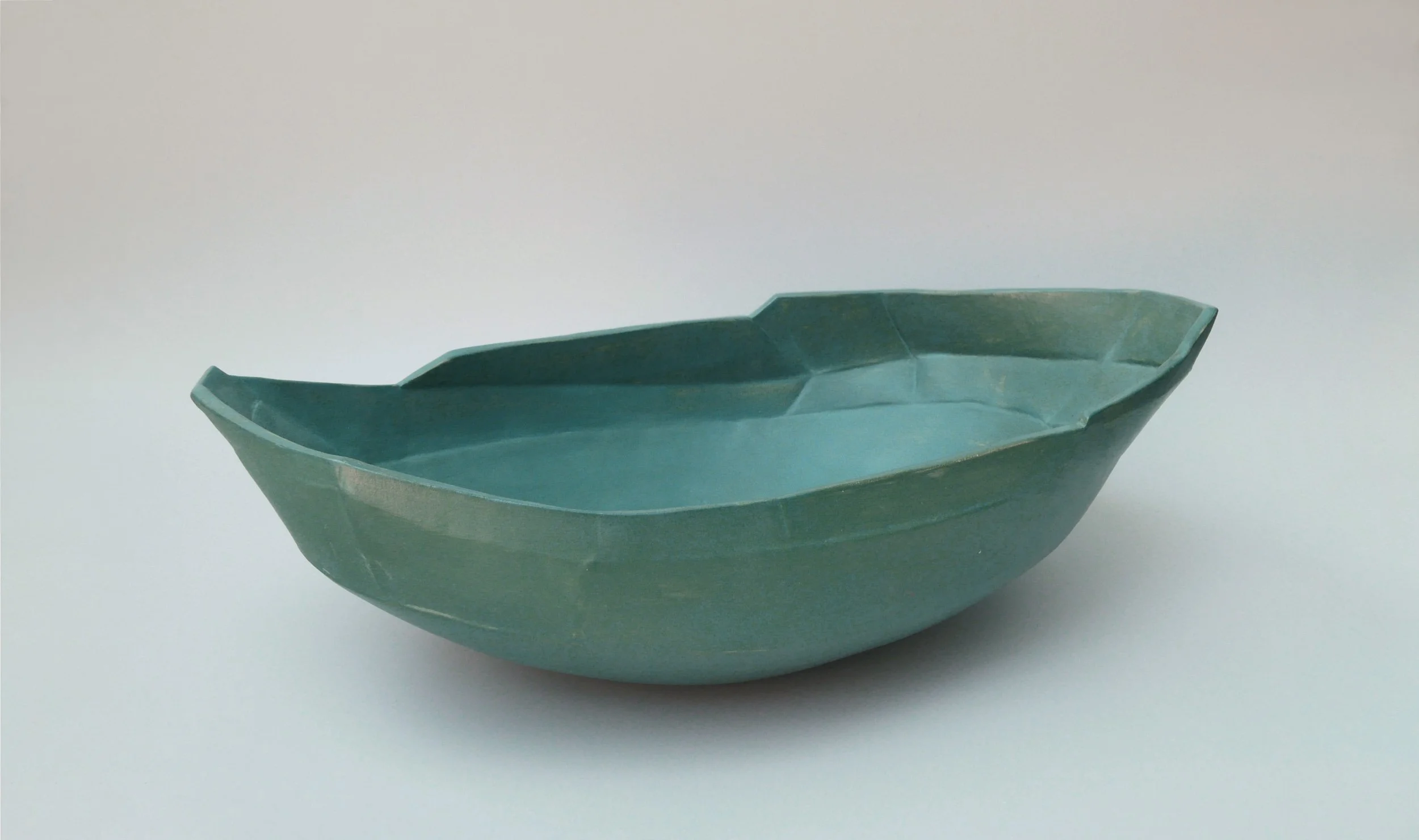 Facet 3. Porcelain, sigillata.  34cm L x 10.5cm H x 18.5cm D