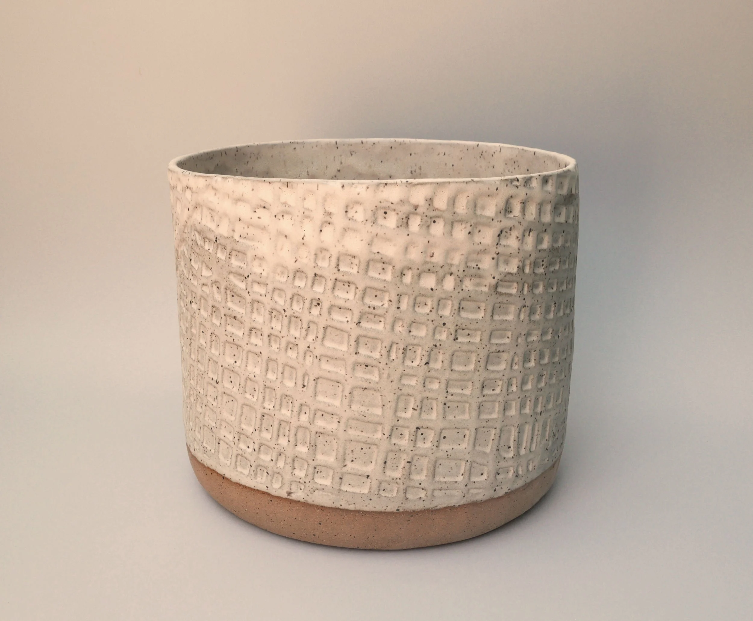 Oval Planter 3. Stoneware. 22cm W x 18cm H x 19cm D.