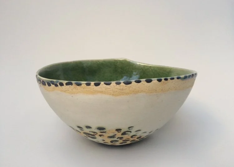 Bowl 1. Stoneware. 17cm W x 10cm H x 16cm D.