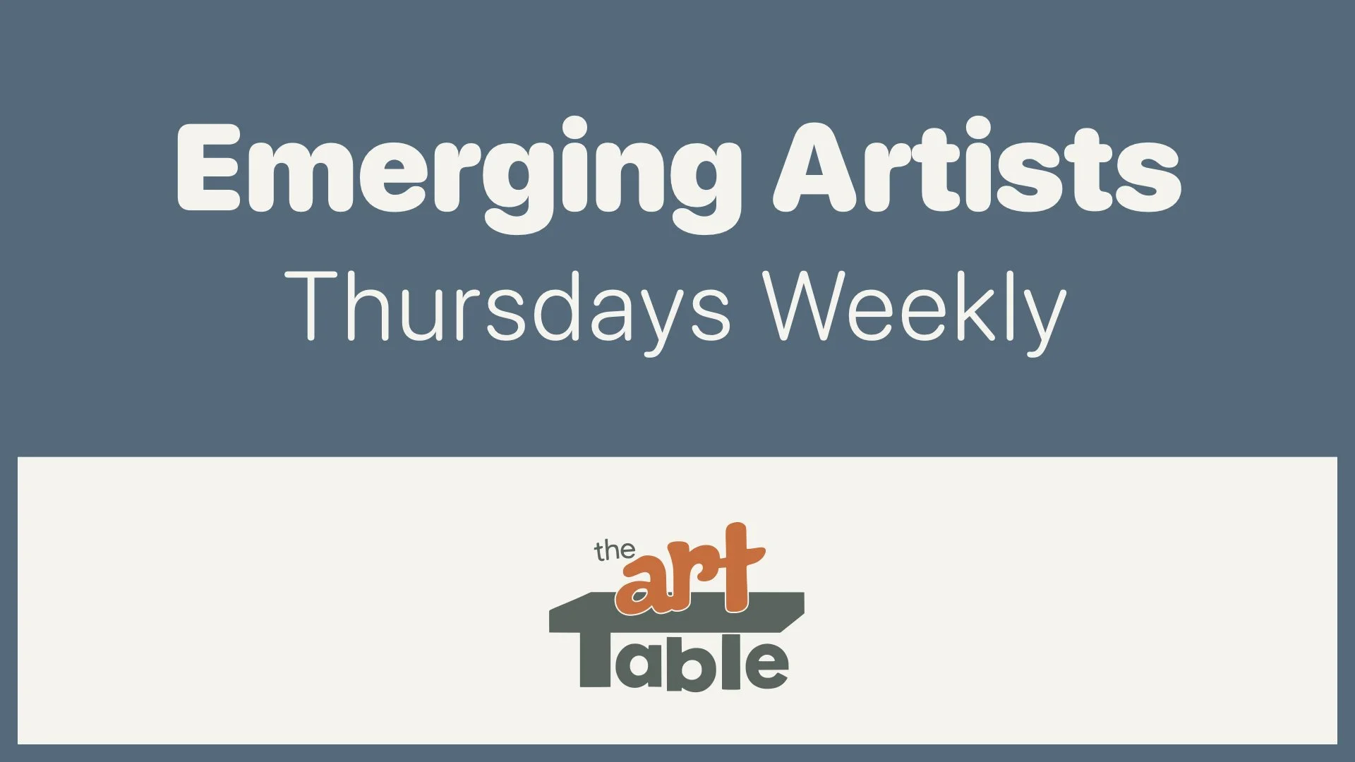 Emerging Artists — Fall Studio (Thursdays)