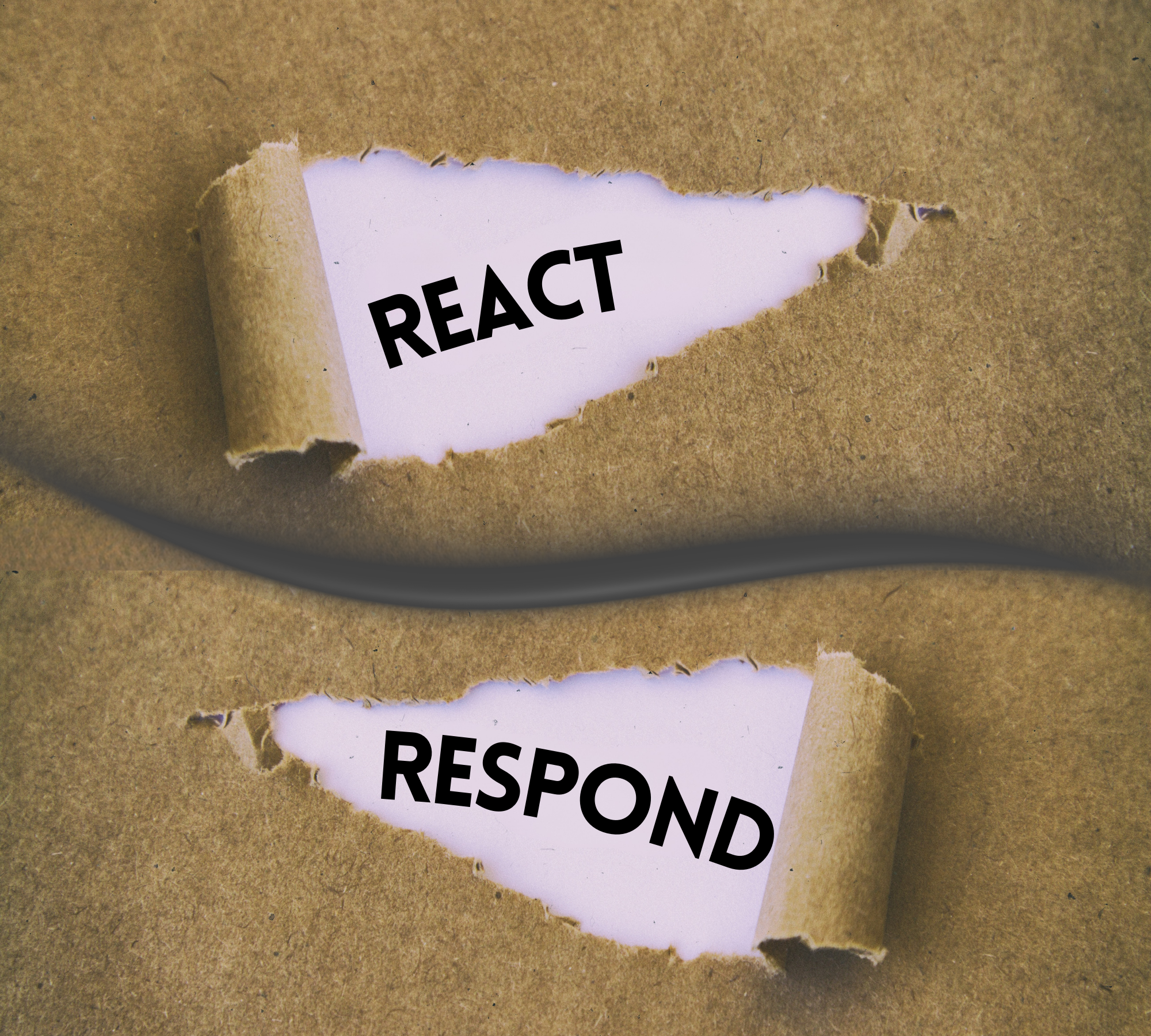 Reaction vs Response