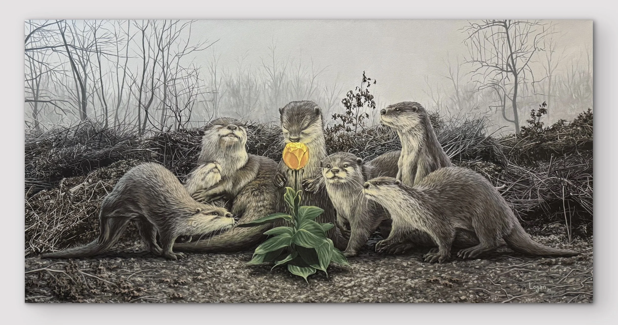 “Surrounded” - Acrylic on Canvas