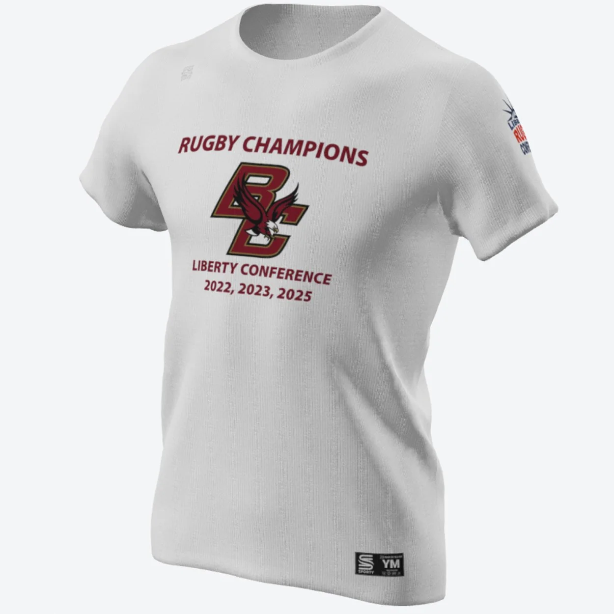 BC Rugby Champions White Jersey Tee