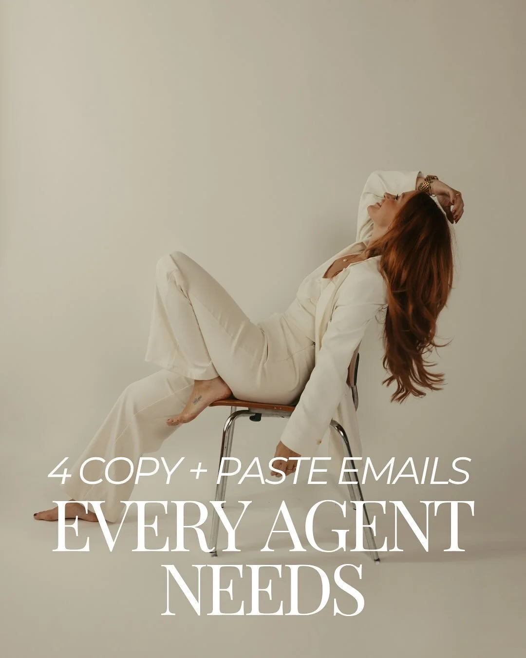 What if your next 4 weeks of emails were already written?

These 4 templates are the exact ones every agent needs to:
 ✅ Build consistency
 ✅ Stay top-of-mind
 ✅ Convert leads into clients

It&rsquo;s your shortcut to stress-free, client-ready emails