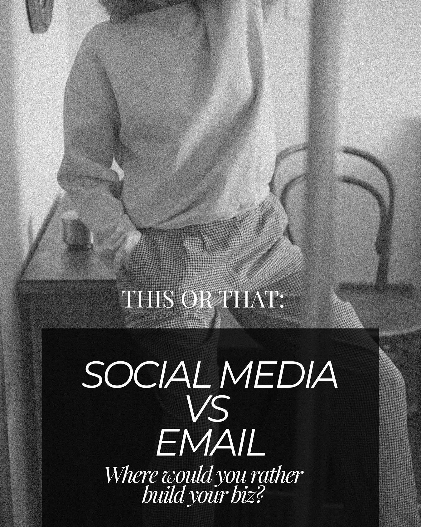 If you&rsquo;re only showing up on social media, you&rsquo;re losing clients.
There, I said it. 👀

Instagram builds awareness.
Email builds relationships.
And the agents who last? They don&rsquo;t just post &mdash; they hit send.

📩 DM &ldquo;EMAIL