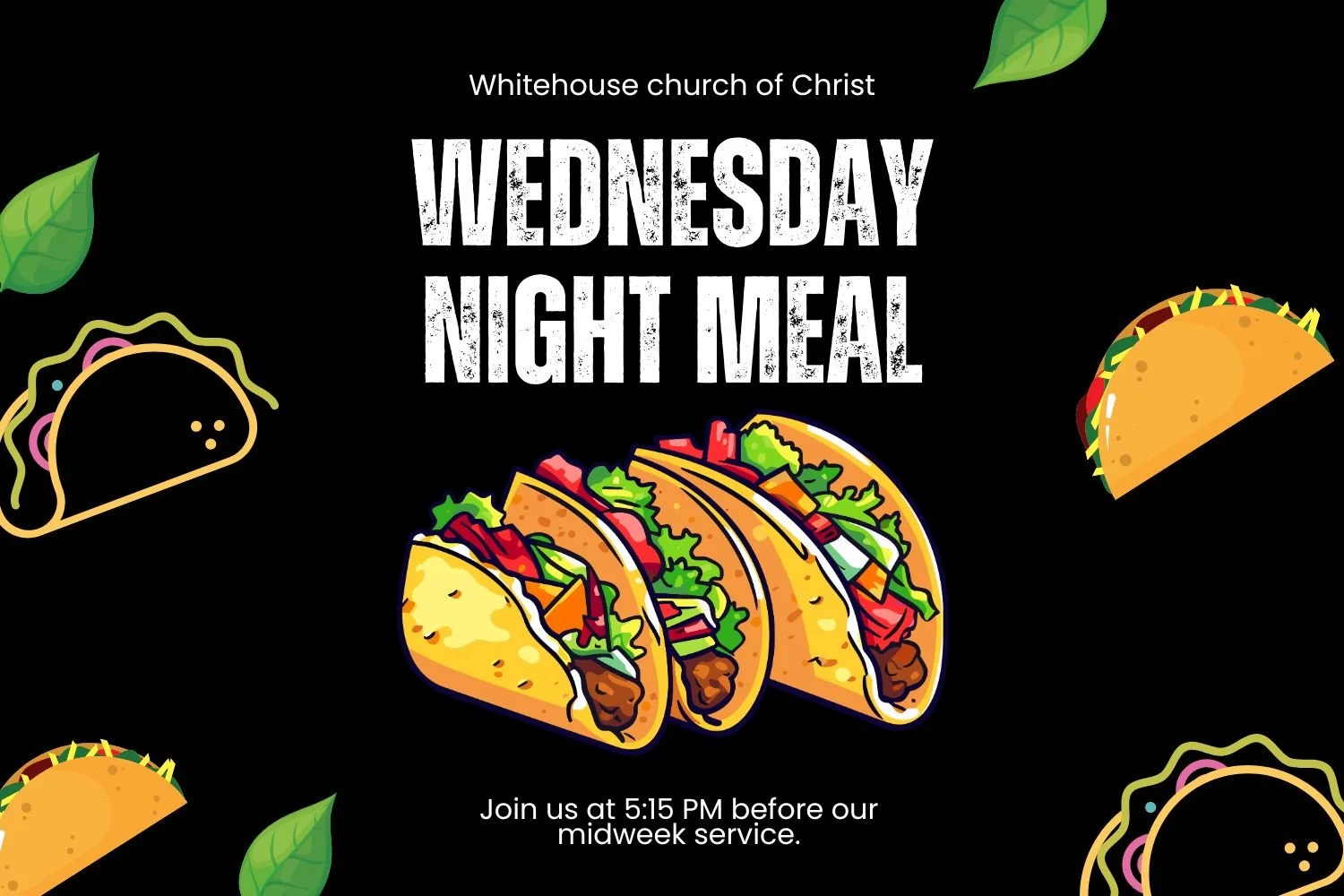 Wednesday Night Meal Tacos