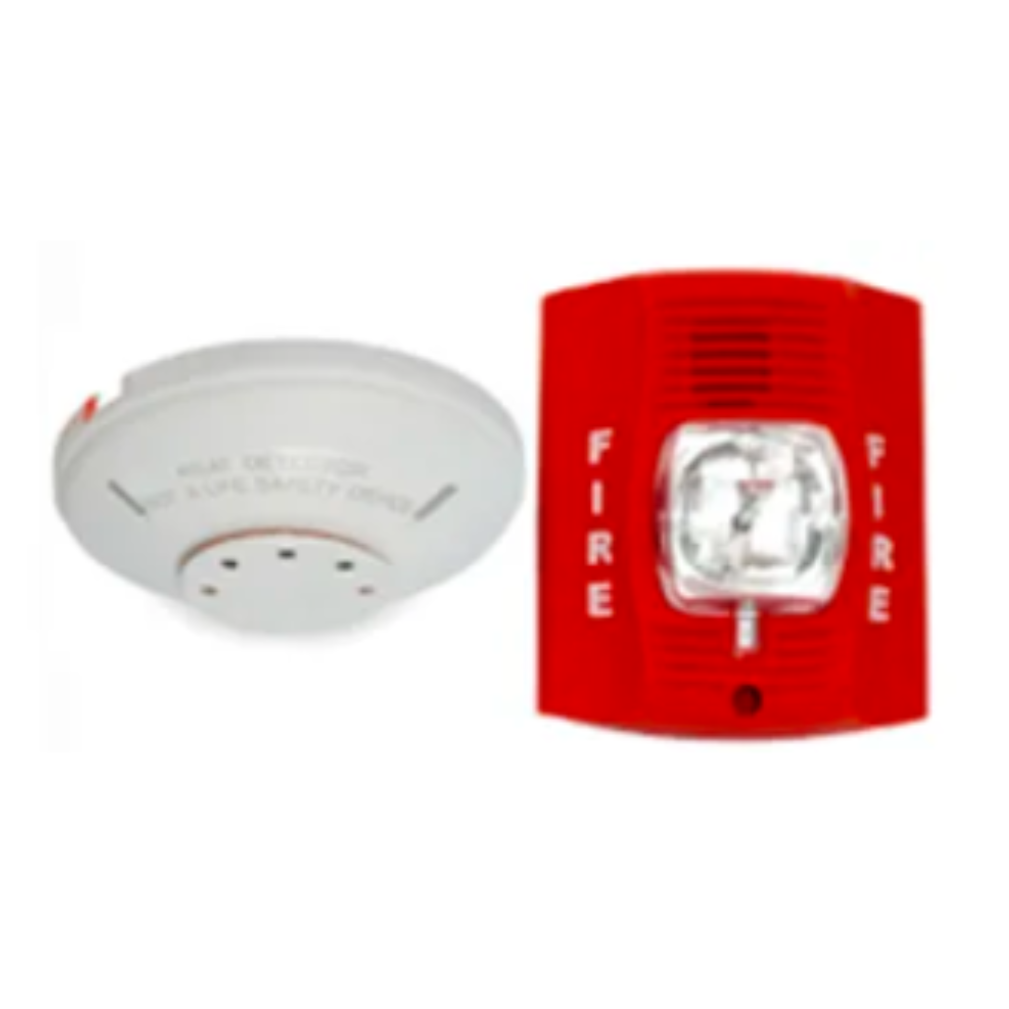 SIRENA/LUZ ESTROBOSCÓPICA Y DETECTOR DE INCENDIOS