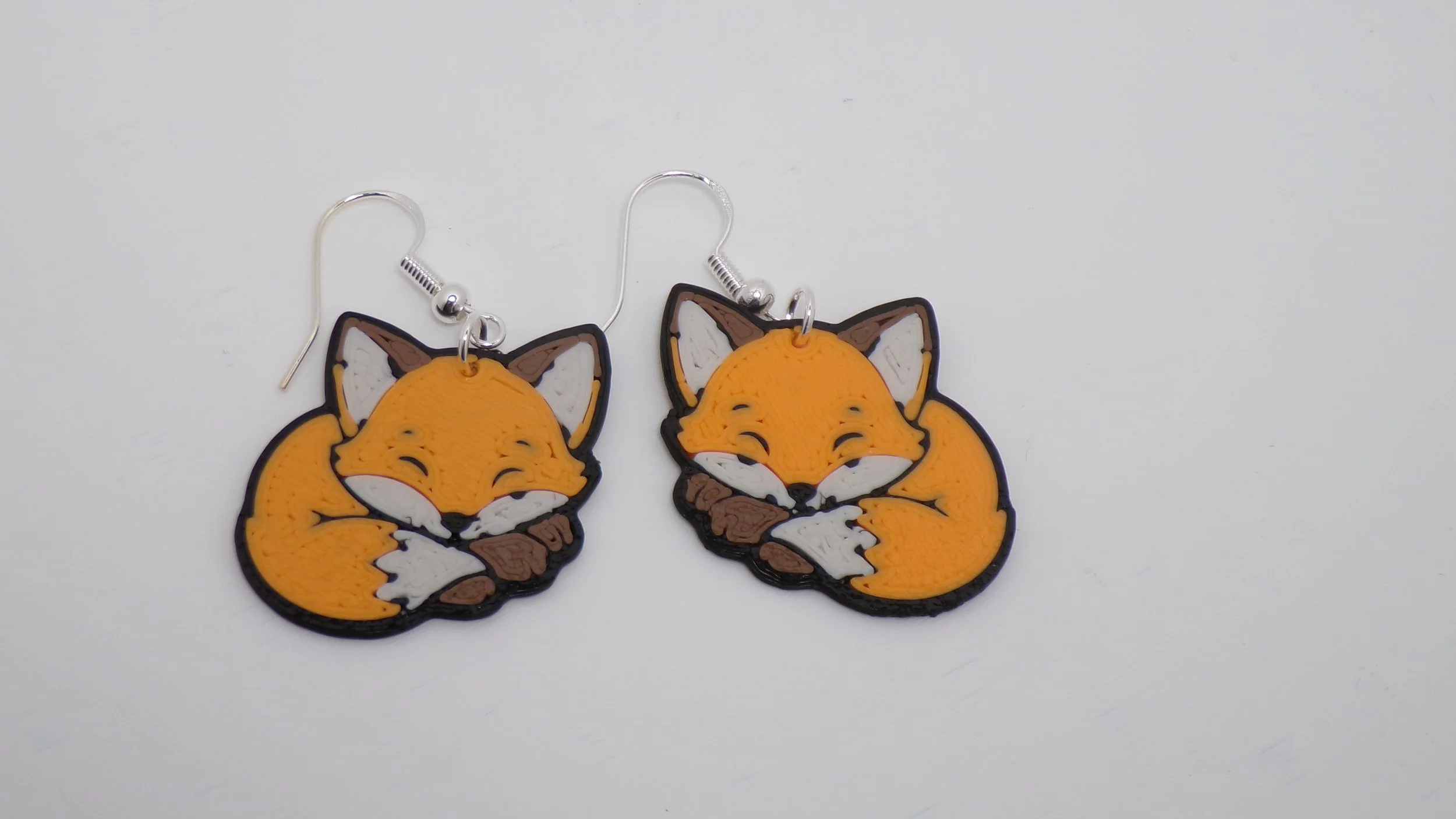 Sleeping Fox Earrings