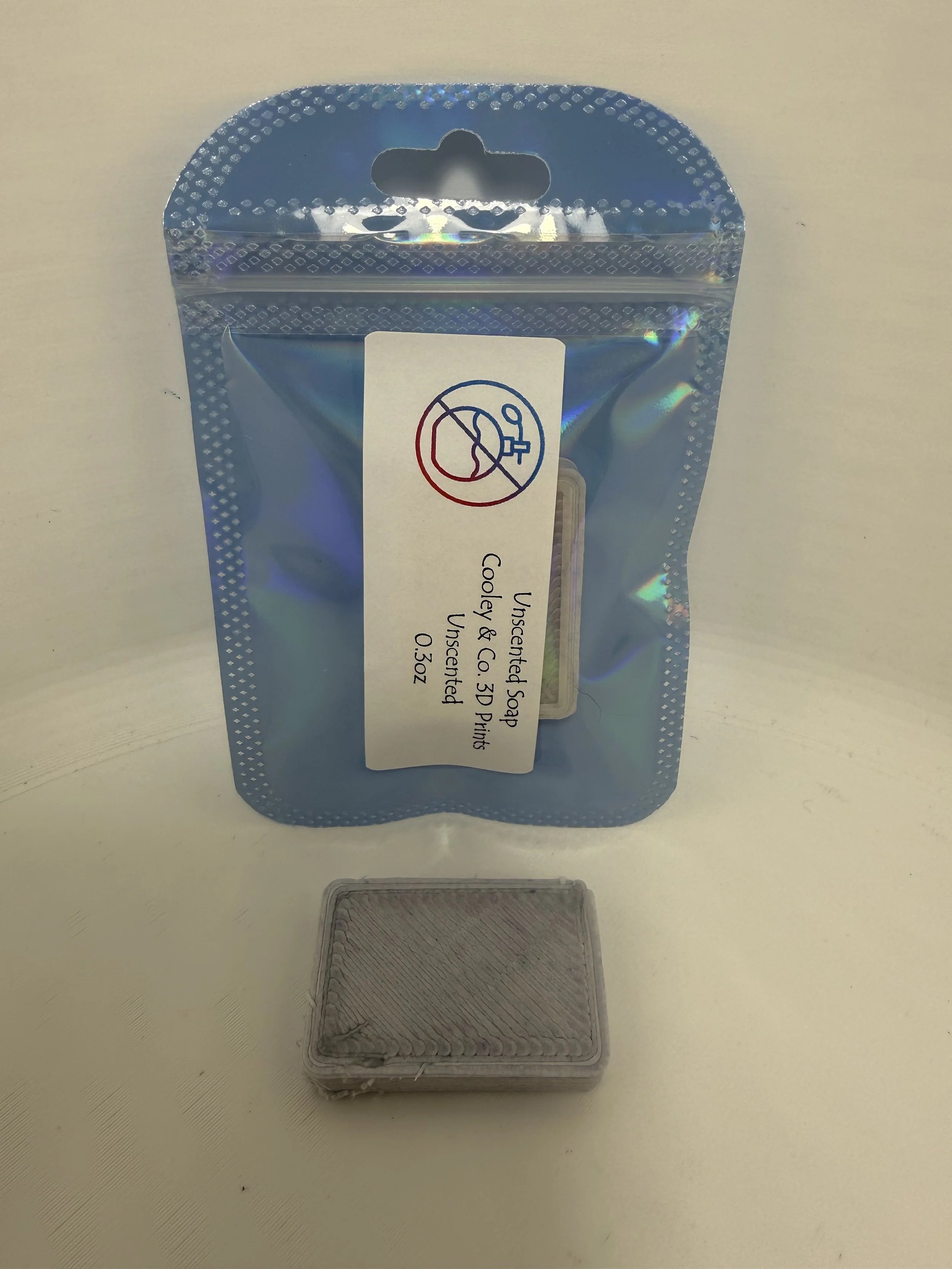 3D Printed Unscented Mini Soap